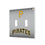 Pittsburgh Pirates Linen Hidden-Screw Light Switch Plate