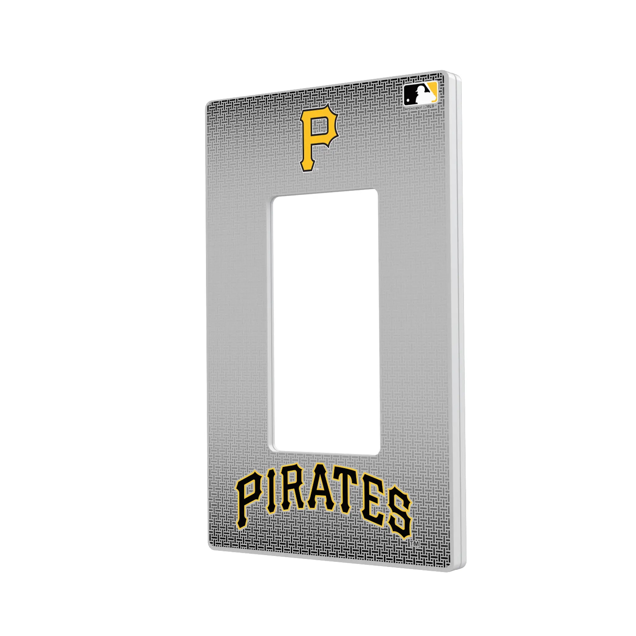 Pittsburgh Pirates Linen Hidden-Screw Light Switch Plate