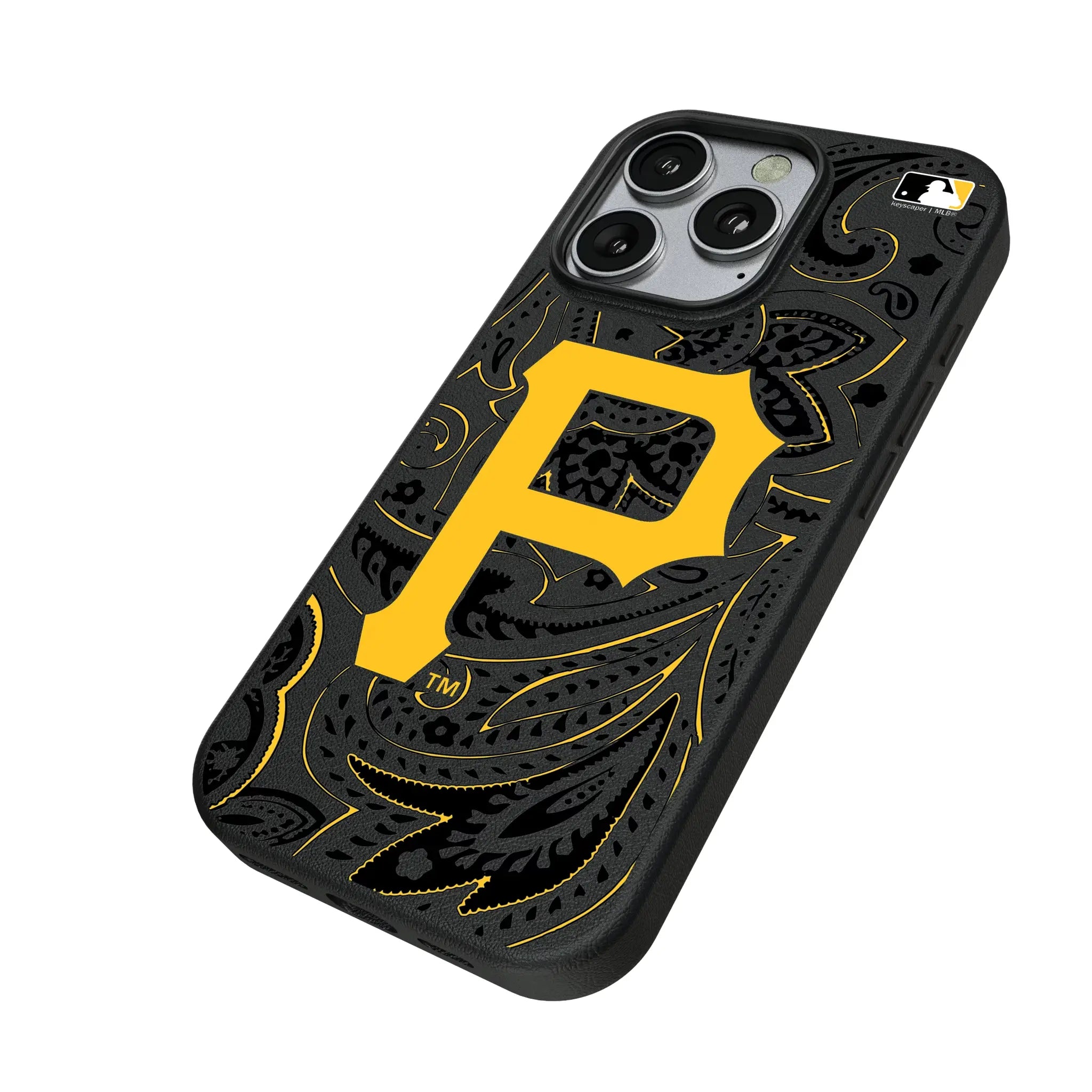 Pittsburgh Pirates Paisley MagSafe Compatible Phone Case for Apple iPhone