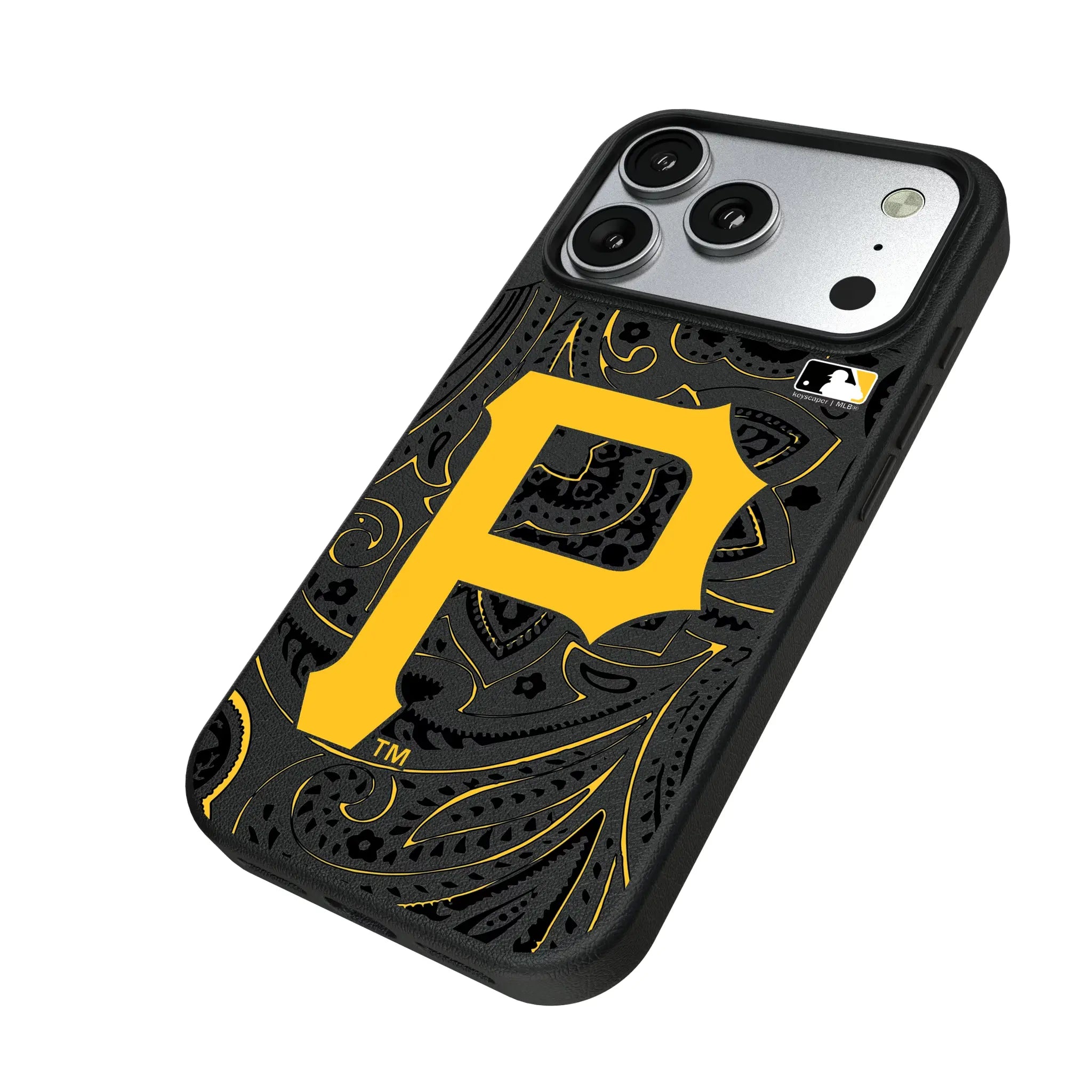 Pittsburgh Pirates Paisley MagSafe Compatible Phone Case for Apple iPhone