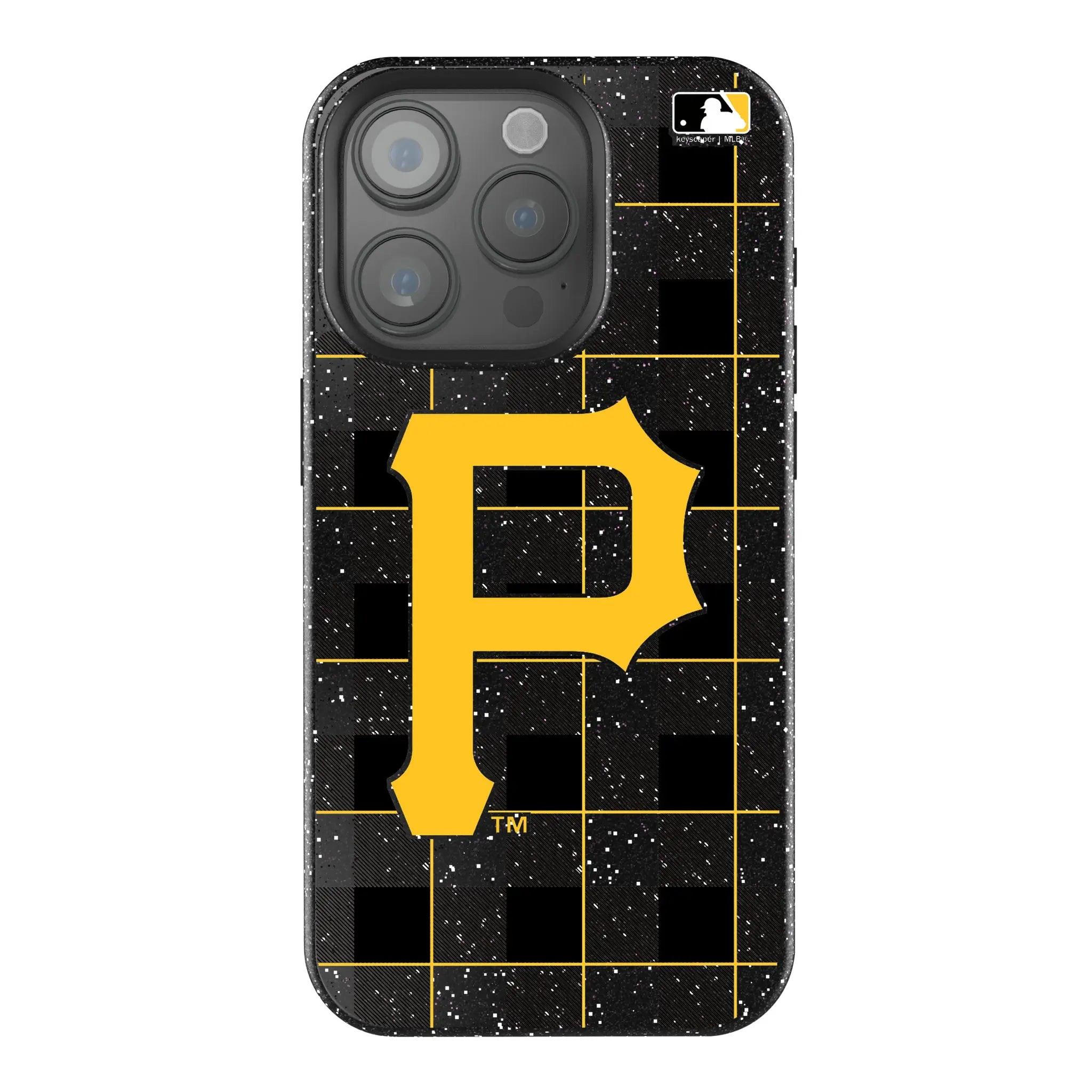 Pittsburgh Pirates Plaid Bling Phone Case