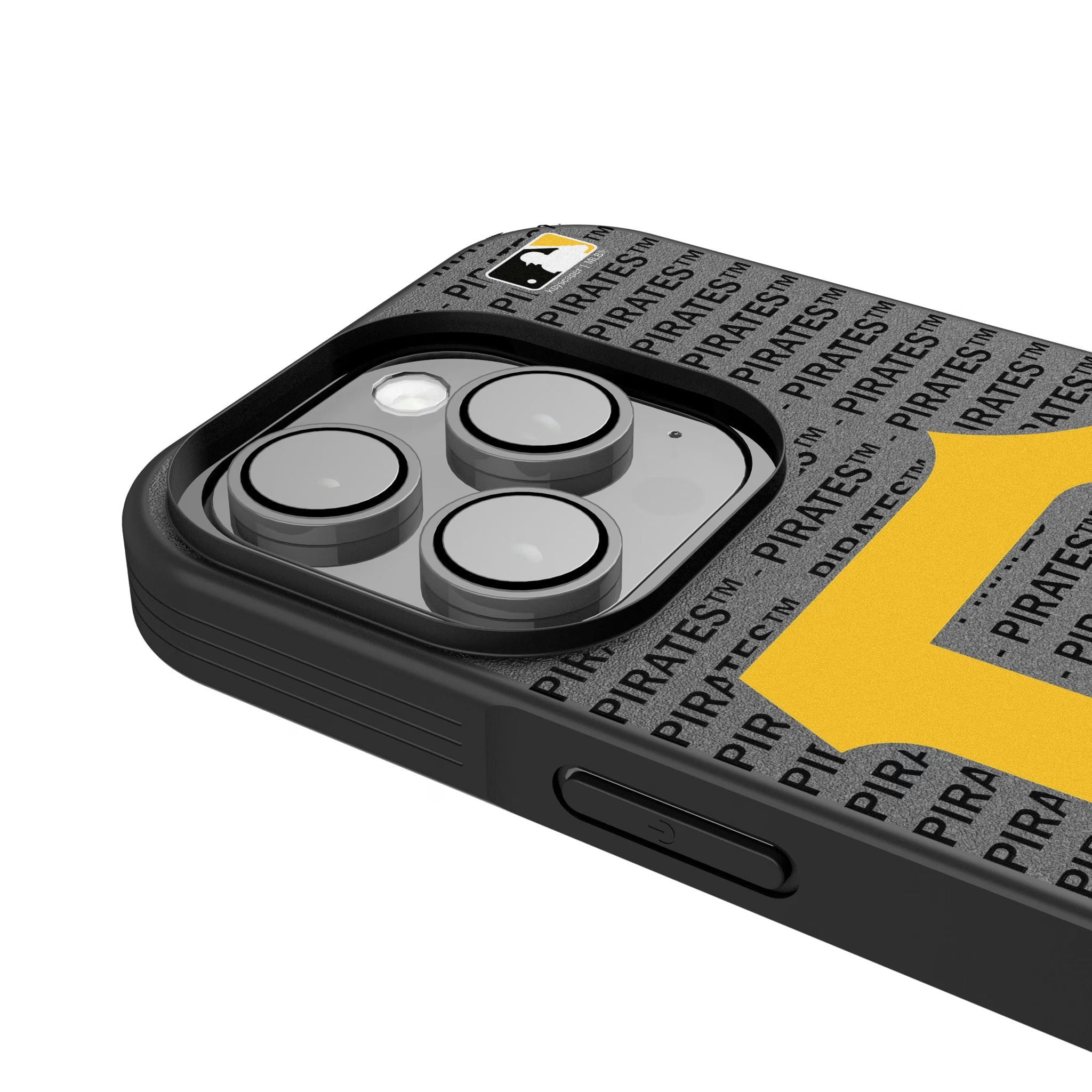 Pittsburgh Pirates Text Backdrop Bump Phone Case - Sports Gifts, Sports Memorabilia, Sports Collectibles, Fan Shop