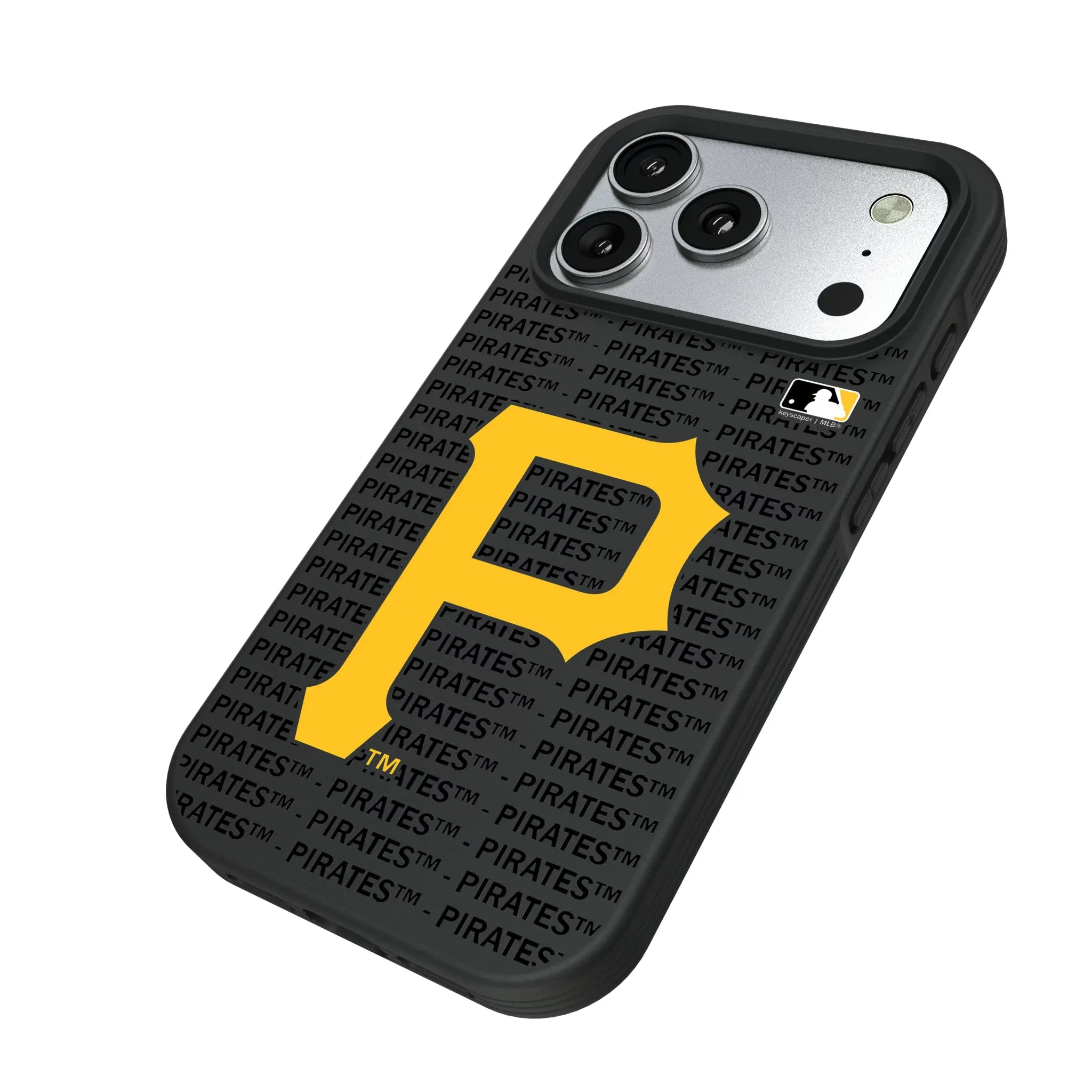 Pittsburgh Pirates Text Backdrop Bump Phone Case