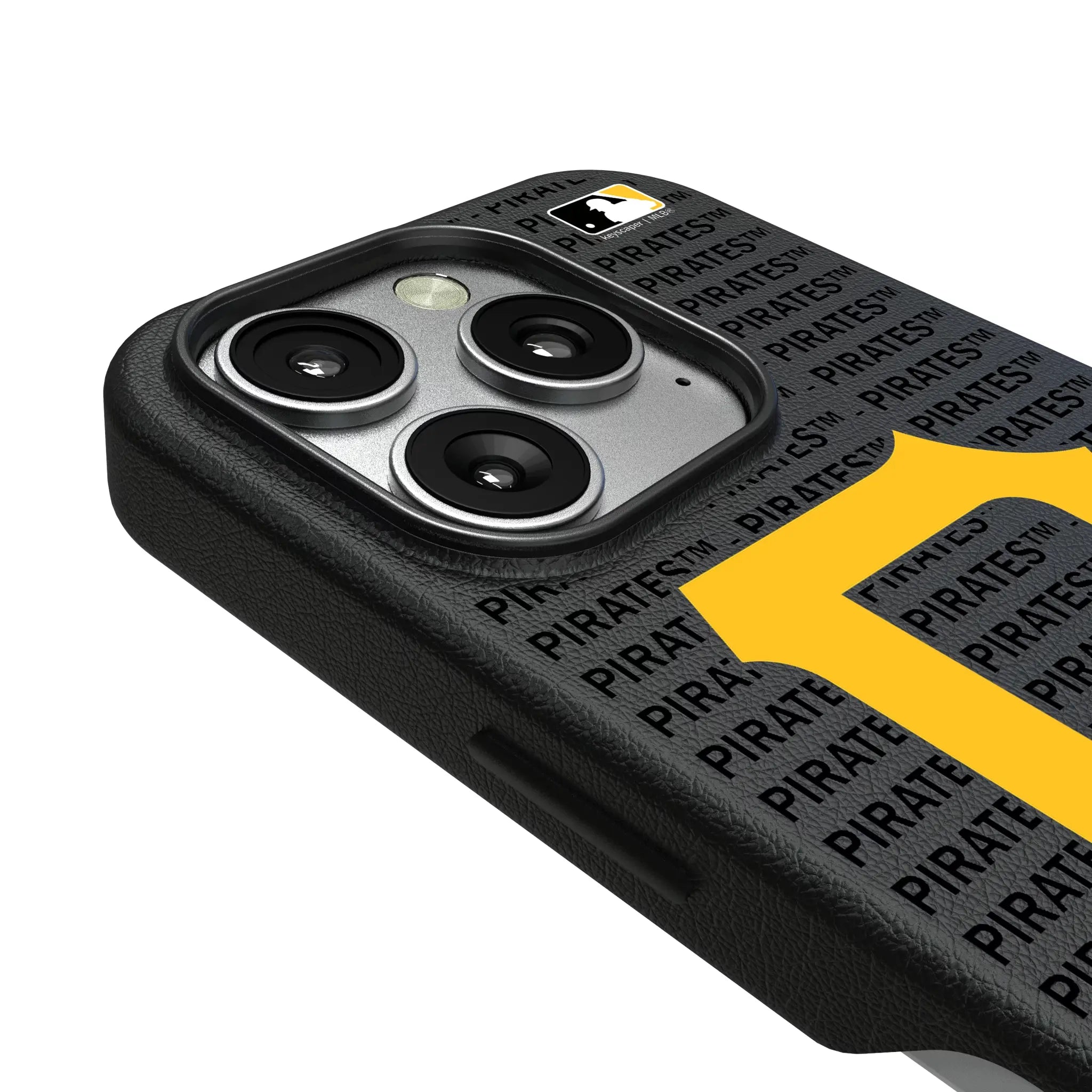 Pittsburgh Pirates Text Backdrop MagSafe Compatible Phone Case for Apple iPhone