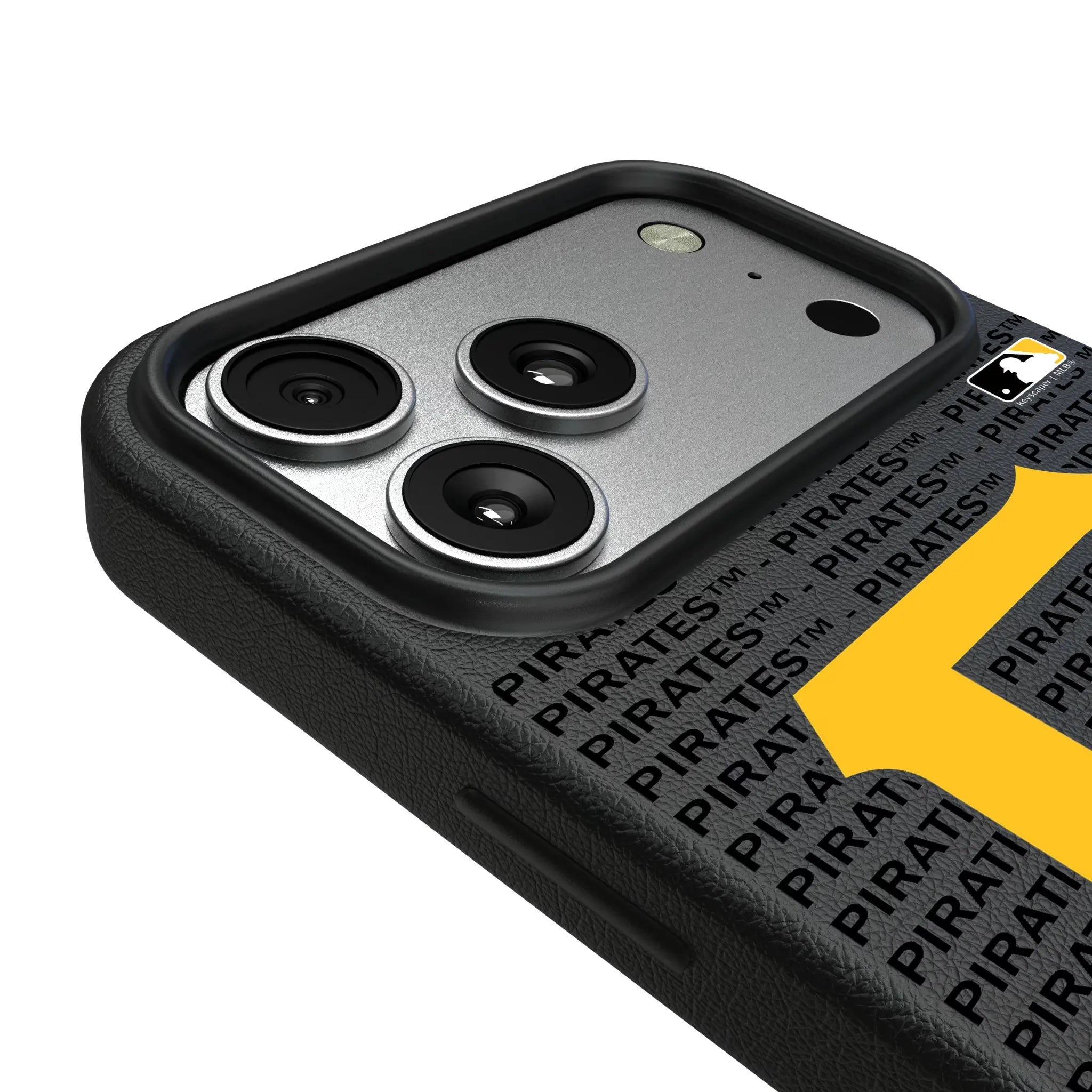 Pittsburgh Pirates Text Backdrop MagSafe Compatible Phone Case for Apple iPhone