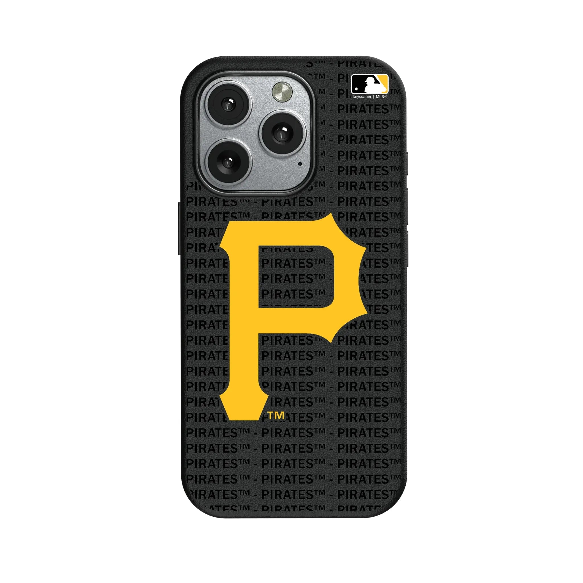 Pittsburgh Pirates Text Backdrop MagSafe Compatible Phone Case for Apple iPhone