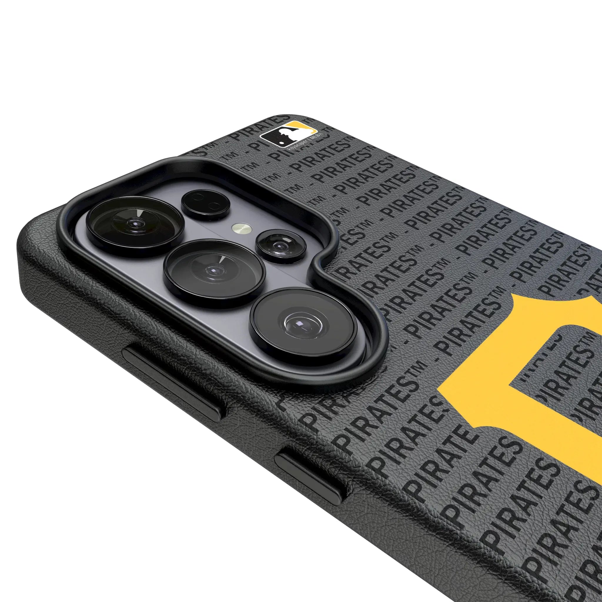Pittsburgh Pirates Text Backdrop MagSafe Compatible Phone Case for Samsung Galaxy