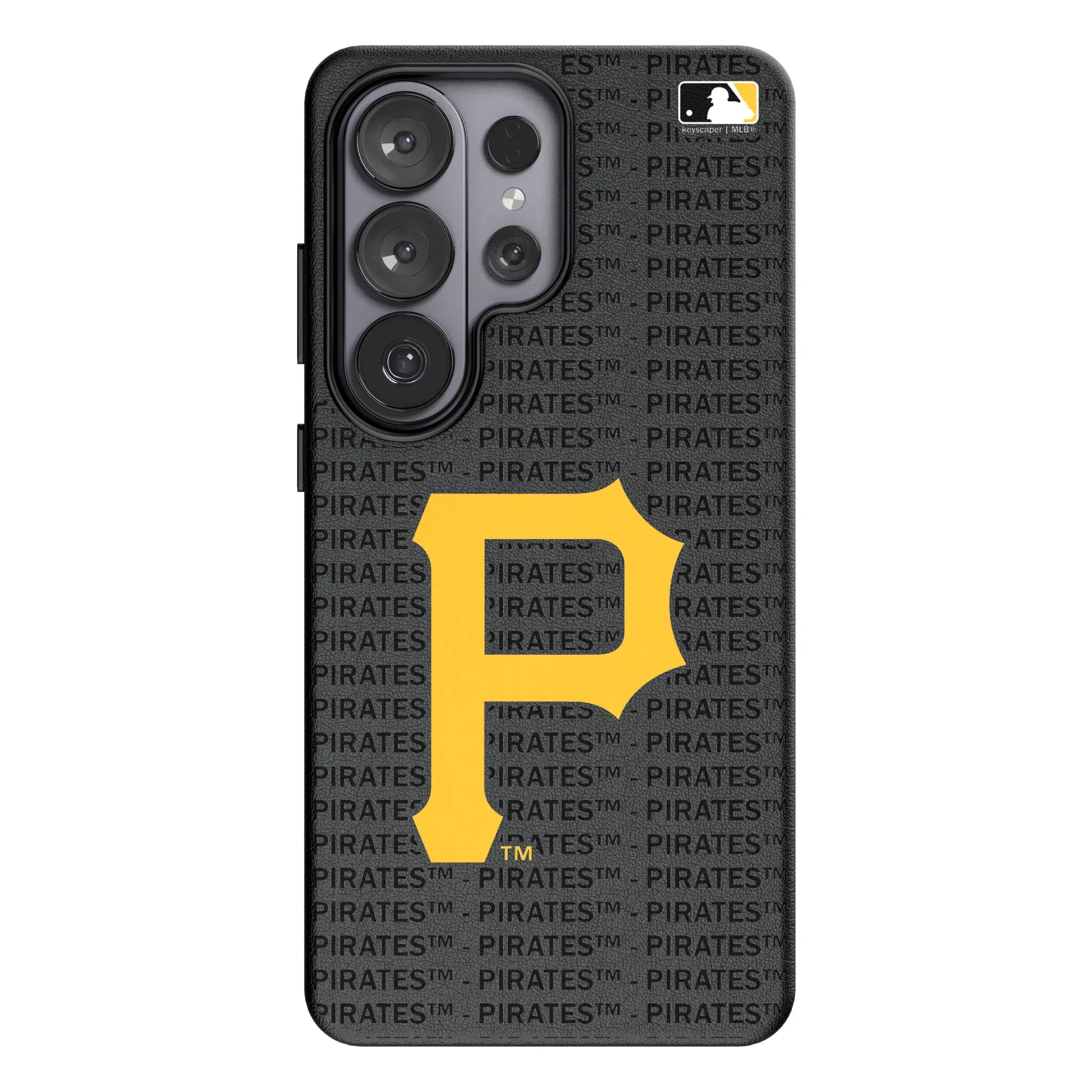 Pittsburgh Pirates Text Backdrop MagSafe Compatible Phone Case for Samsung Galaxy