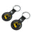 Pittsburgh Steelers 1961 Historic Collection Insignia Black Airtag Holder 2-Pack