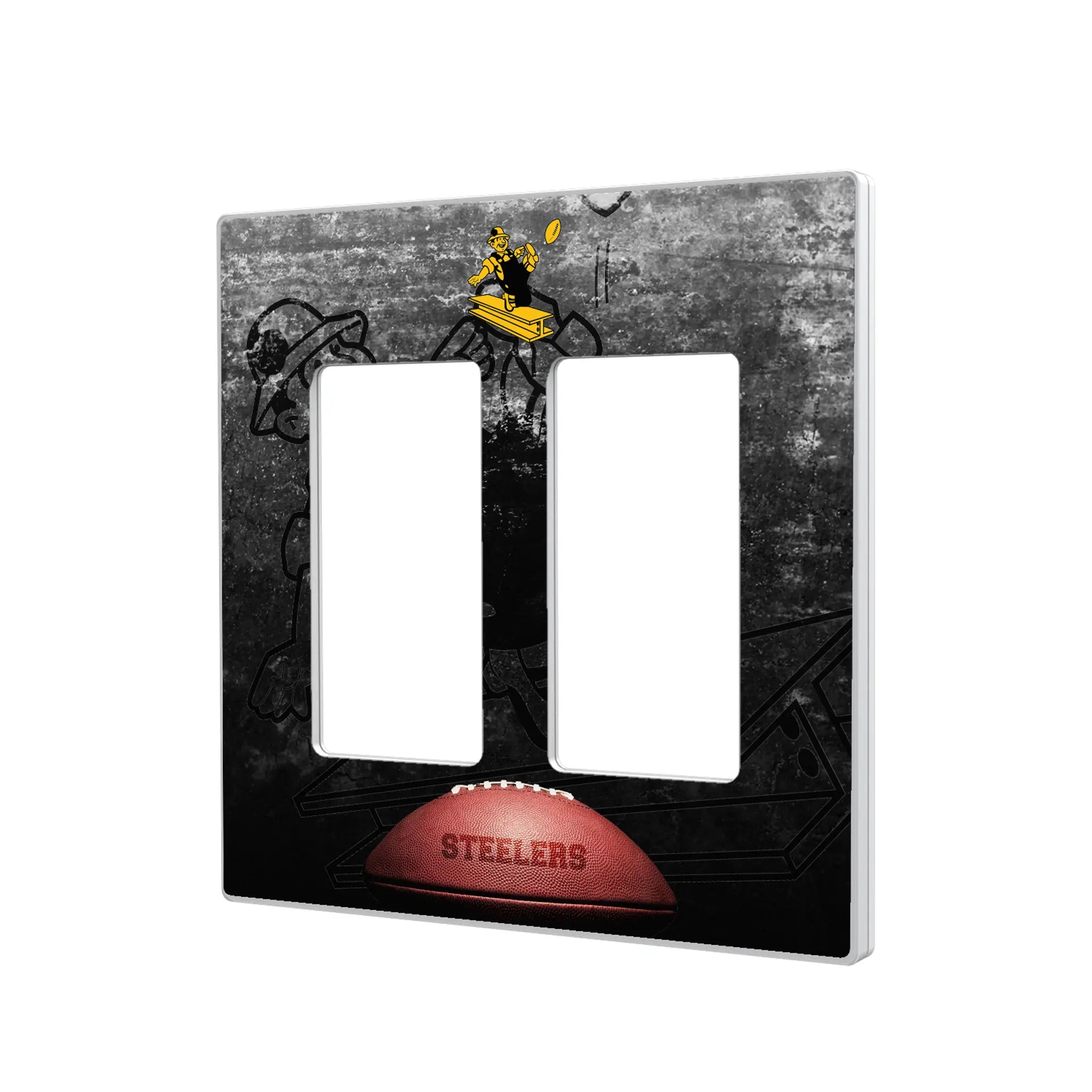 Pittsburgh Steelers 1961 Historic Collection Legendary Hidden-Screw Light Switch Plate