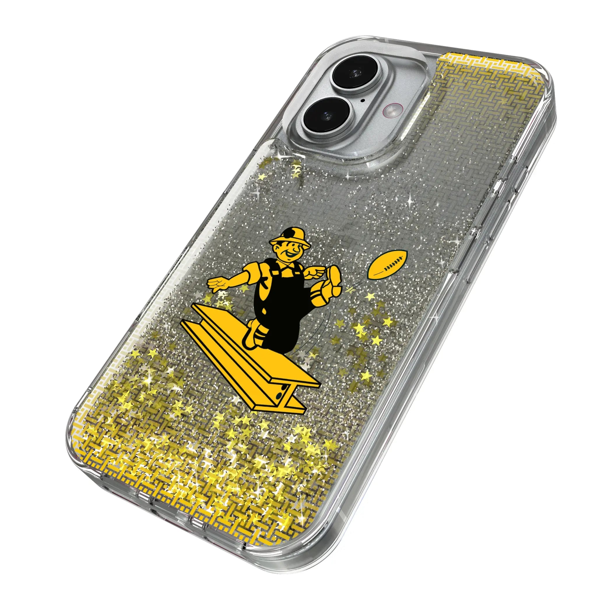Pittsburgh Steelers 1961 Historic Collection Linen Glitter Phone Case
