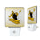 Pittsburgh Steelers 1961 Historic Collection Linen Night Light 2-Pack