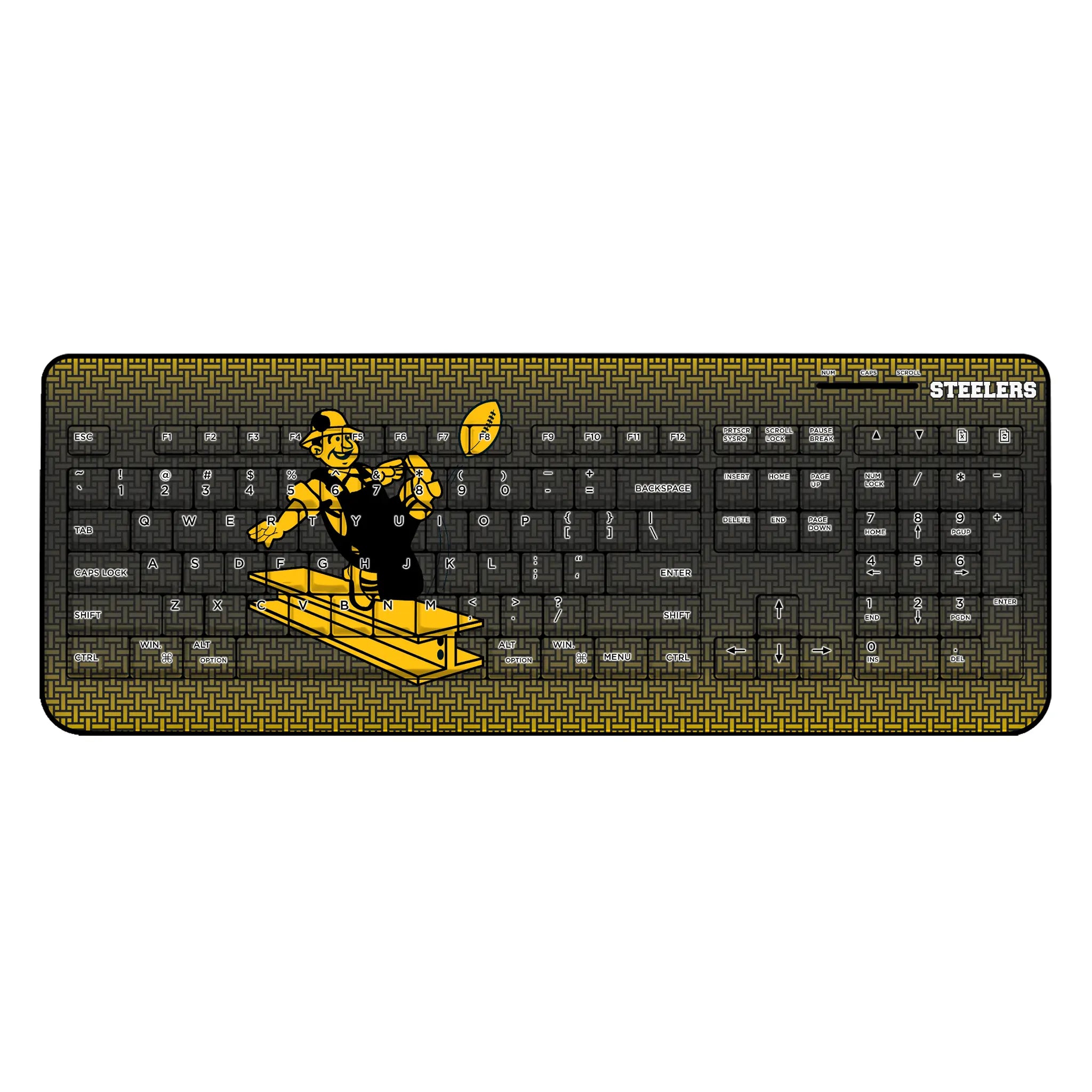 Pittsburgh Steelers 1961 Historic Collection Linen Wireless USB Keyboard