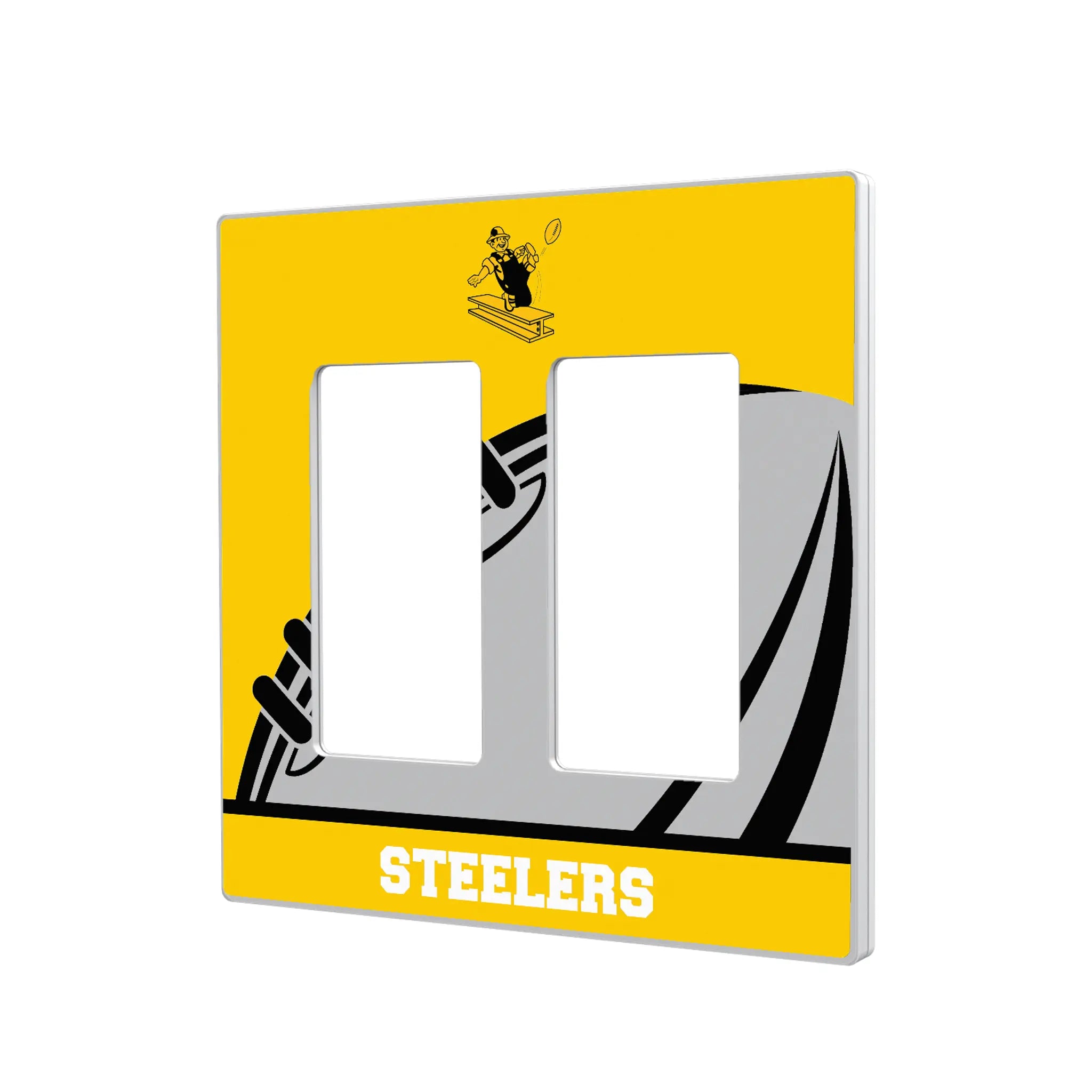 Pittsburgh Steelers 1961 Historic Collection Passtime Hidden-Screw Light Switch Plate