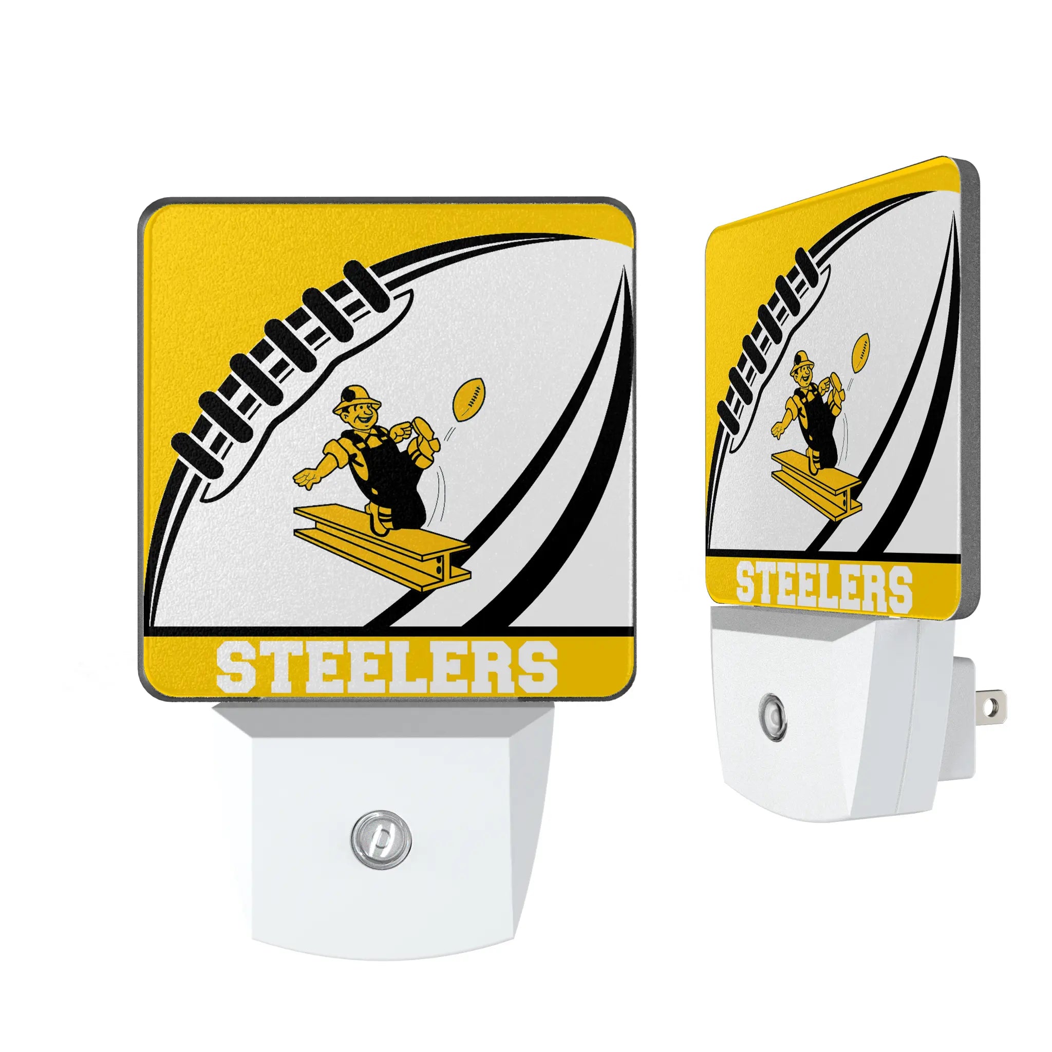 Pittsburgh Steelers 1961 Historic Collection Passtime Night Light 2-Pack