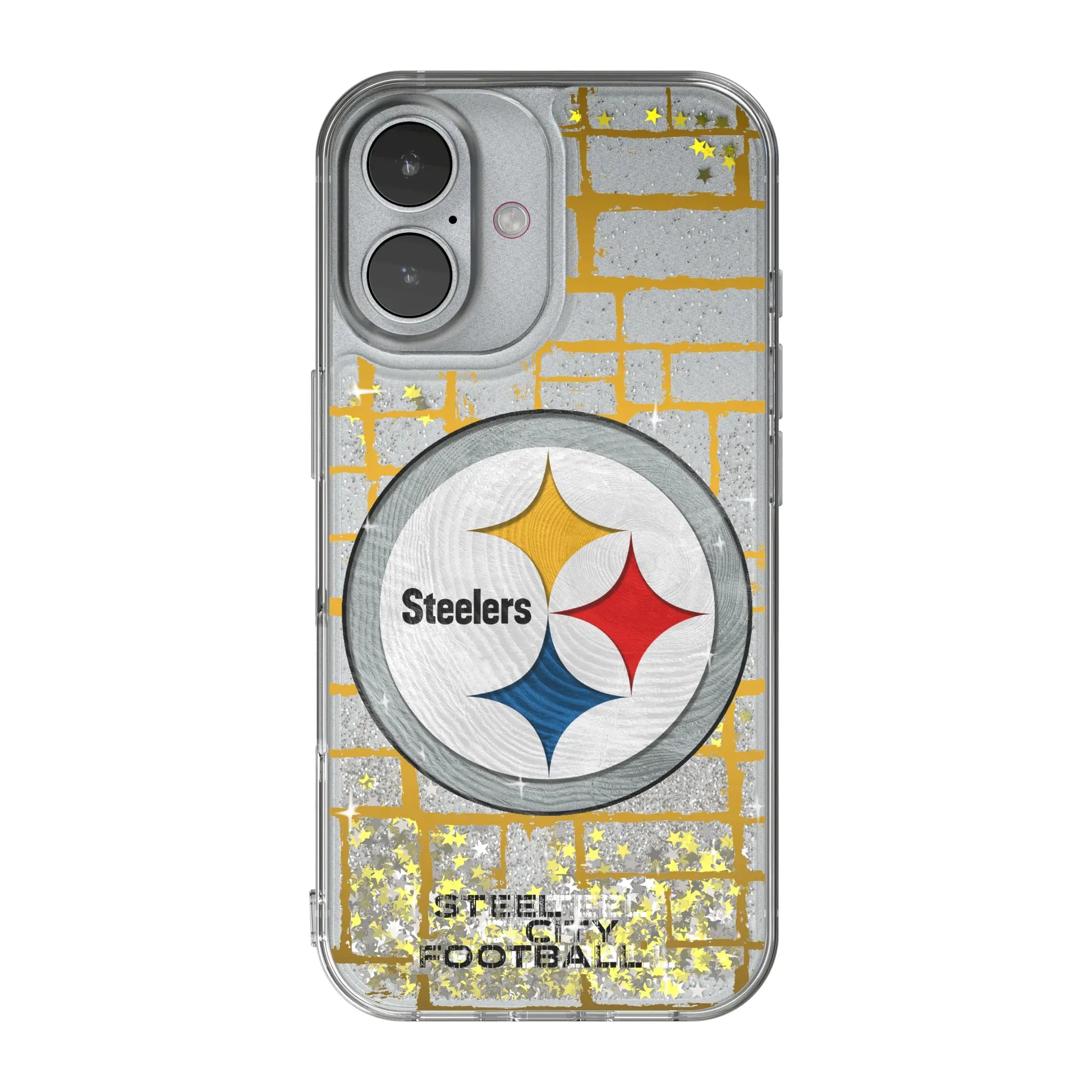 Pittsburgh Steelers Brick Glitter Phone Case for Apple iPhone