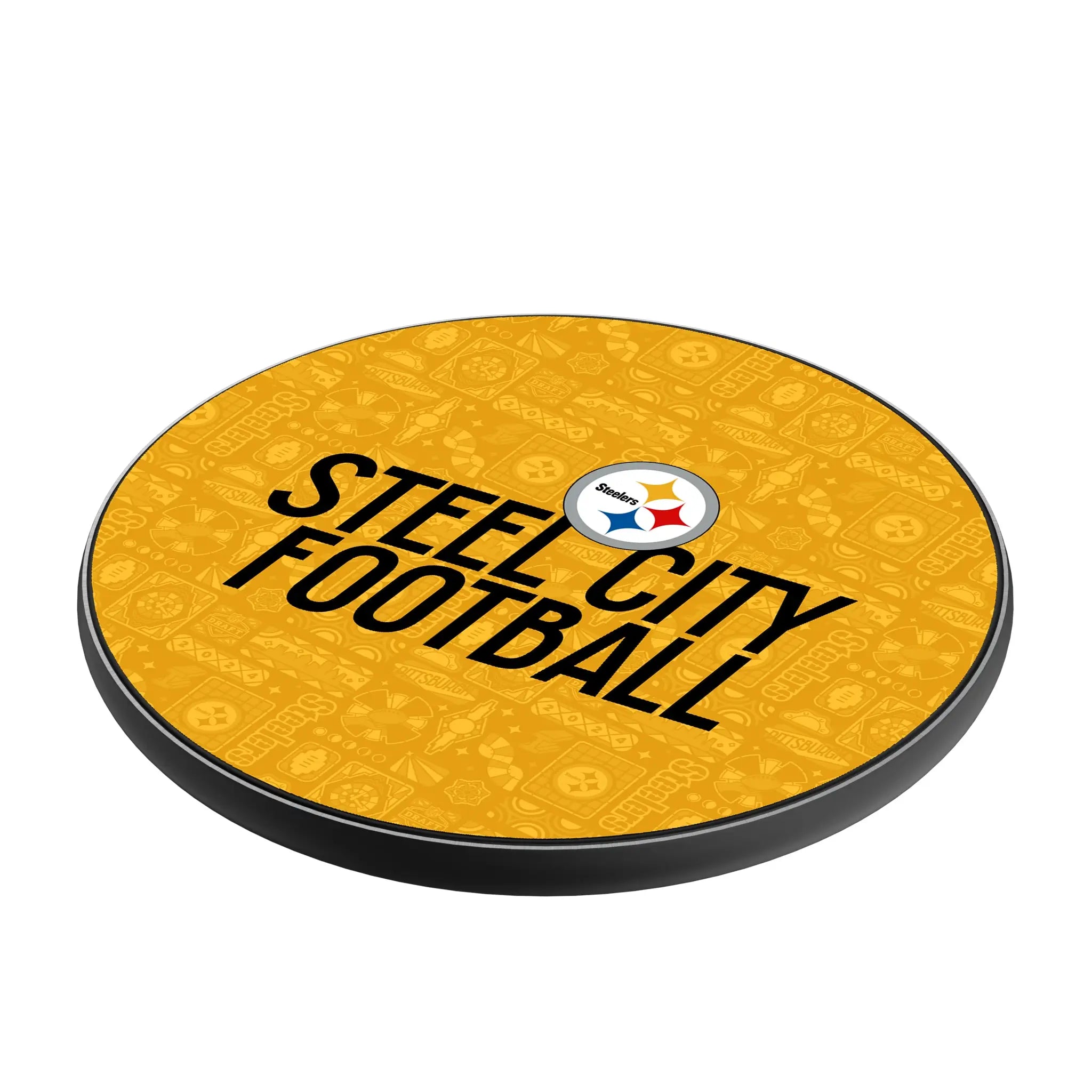 Pittsburgh Steelers 2024 Illustrated Limited Edition 15-Watt Wireless Charger