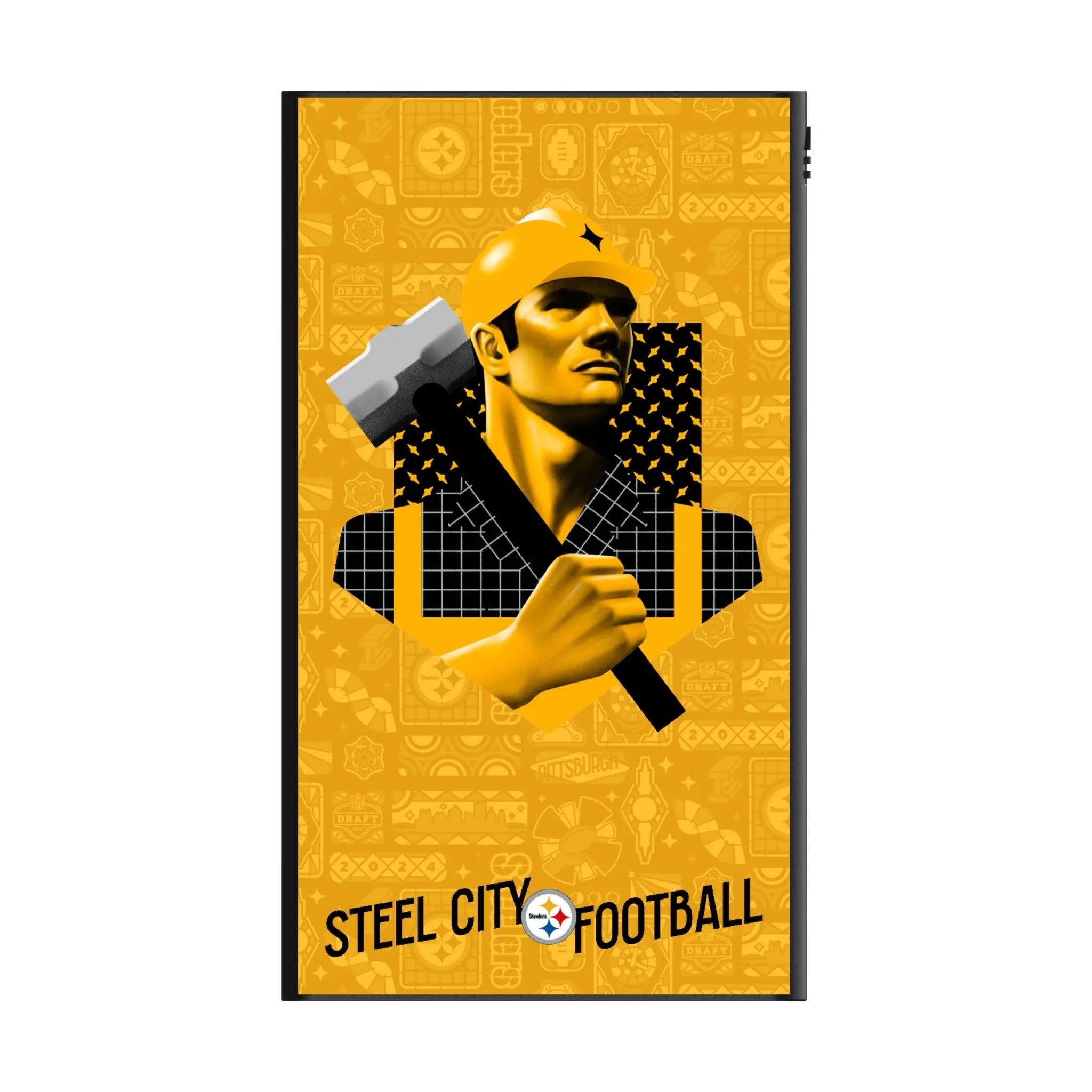 Pittsburgh Steelers Deco 5000mAh Flat Powerbank