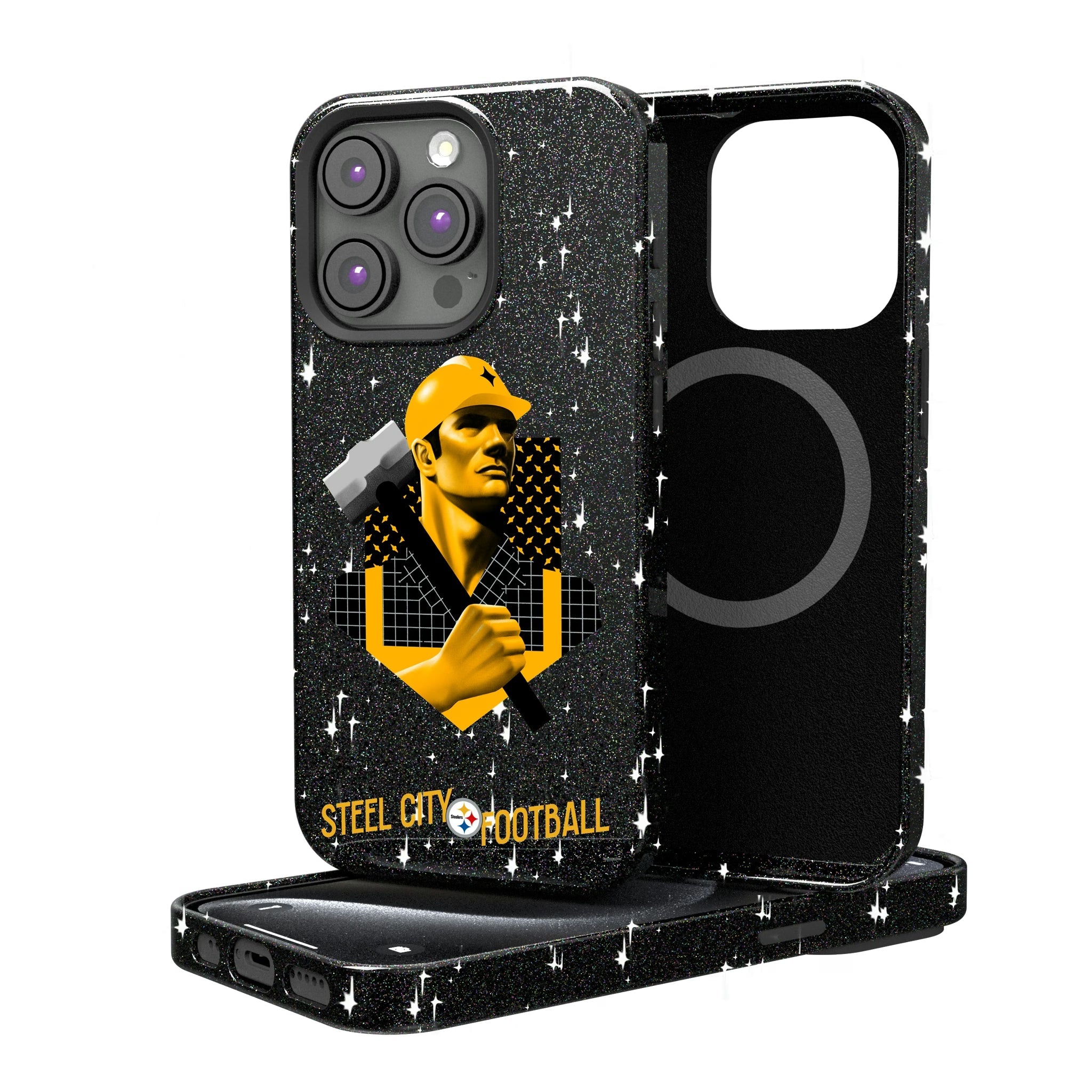Pittsburgh Steelers 2024 Illustrated Limited Edition Bling Phone Case