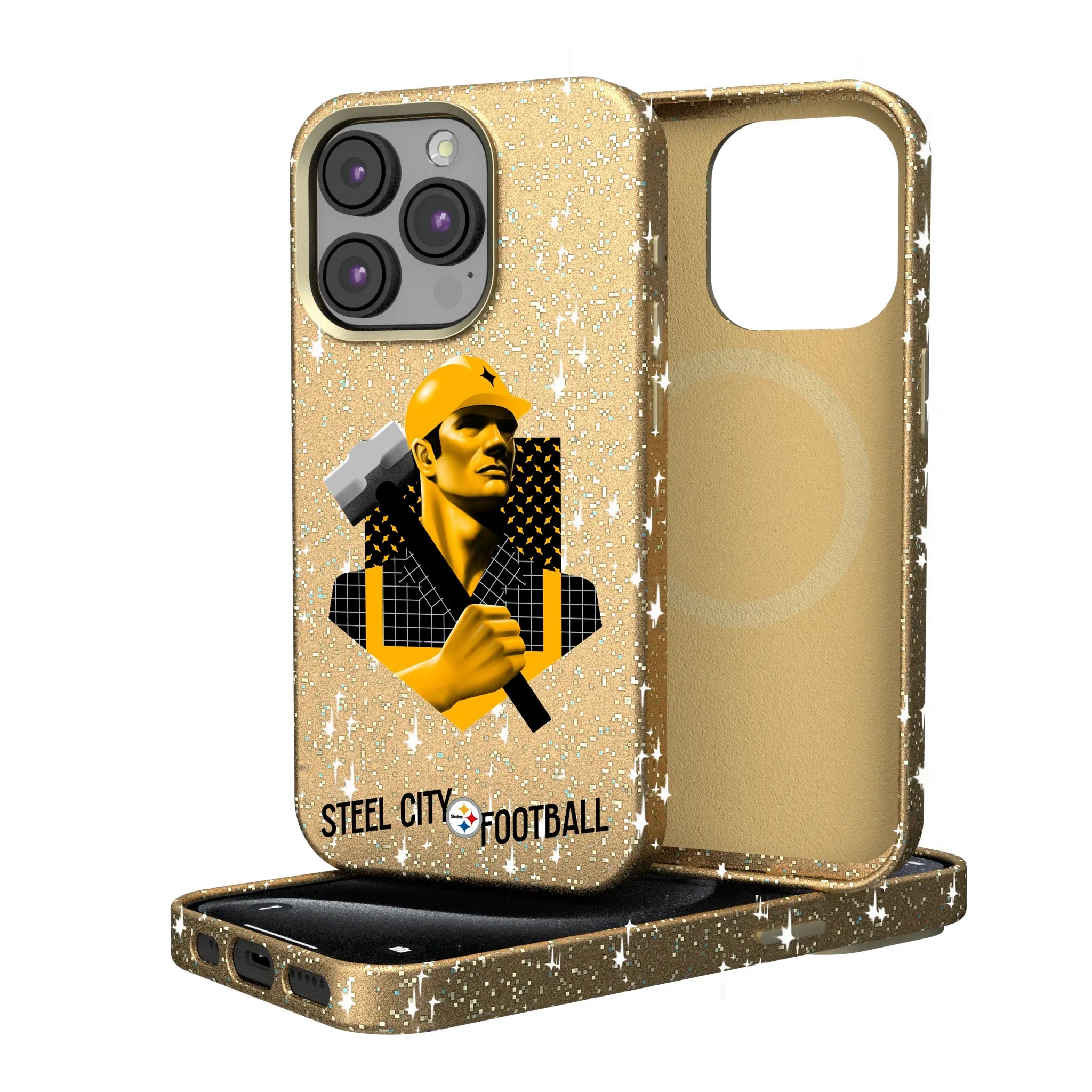 Pittsburgh Steelers 2024 Illustrated Limited Edition Bling Phone Case