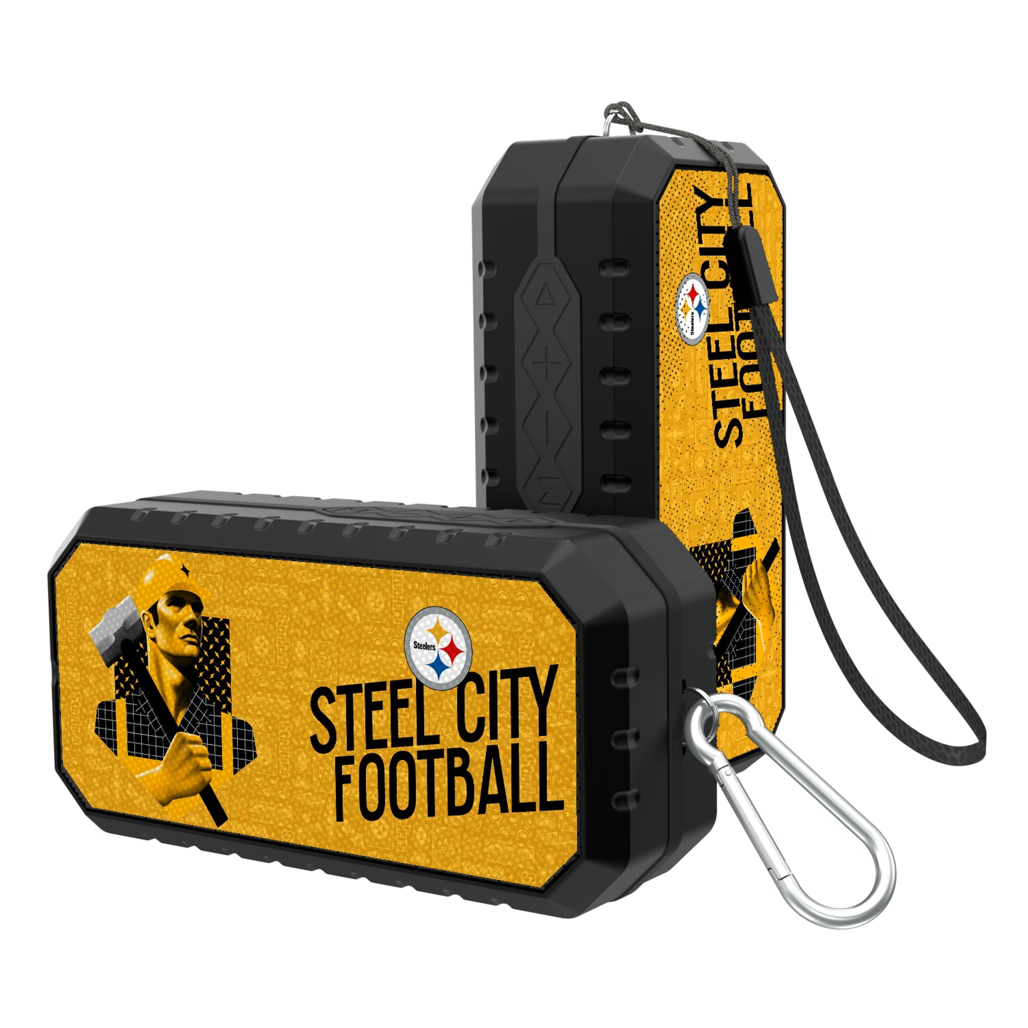 Pittsburgh Steelers 2024 Illustrated Limited Edition Bluetooth Speaker - Sports Gifts, Sports Memorabilia, Sports Collectibles, Fan Shop