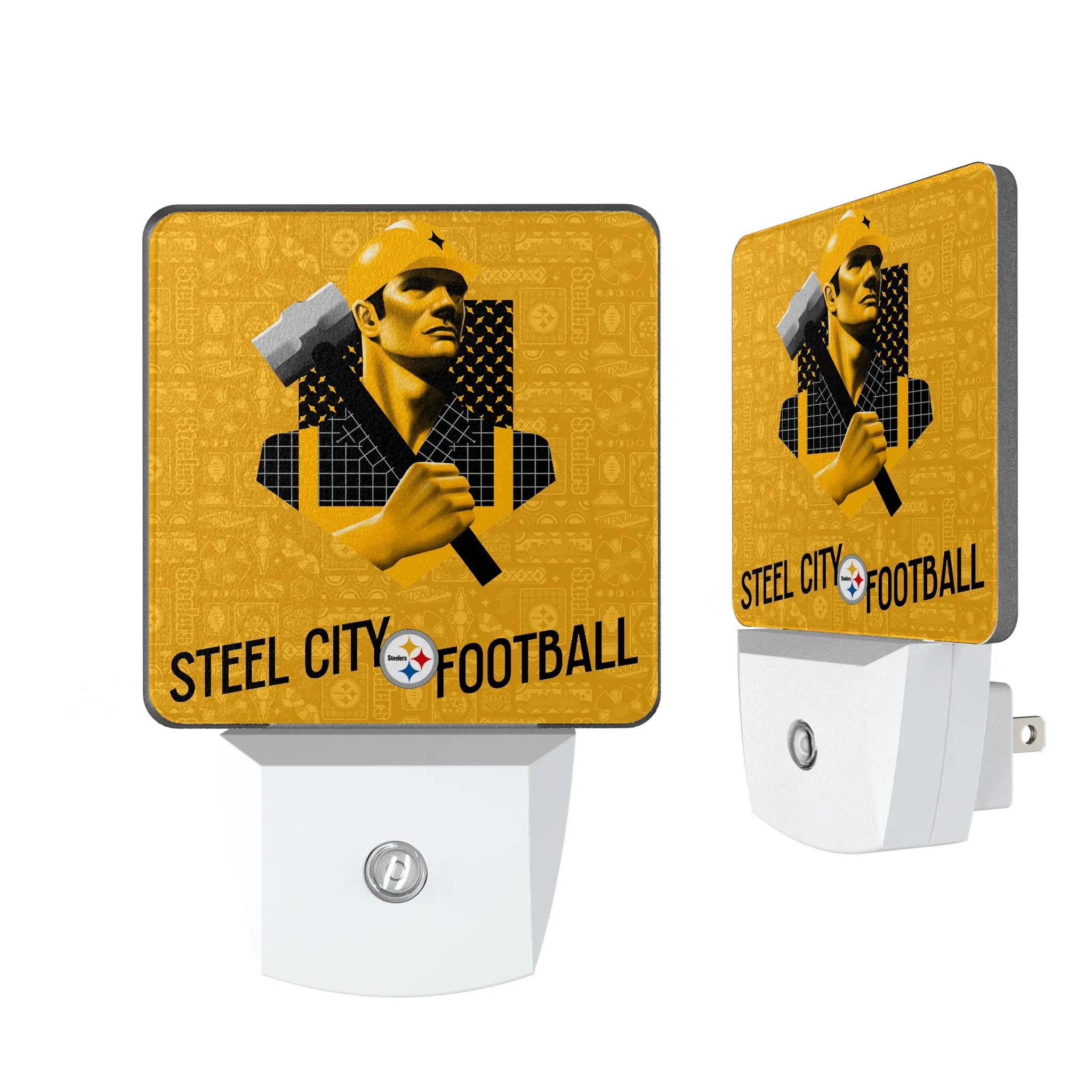 Pittsburgh Steelers 2024 Illustrated Limited Edition Night Light 2-Pack