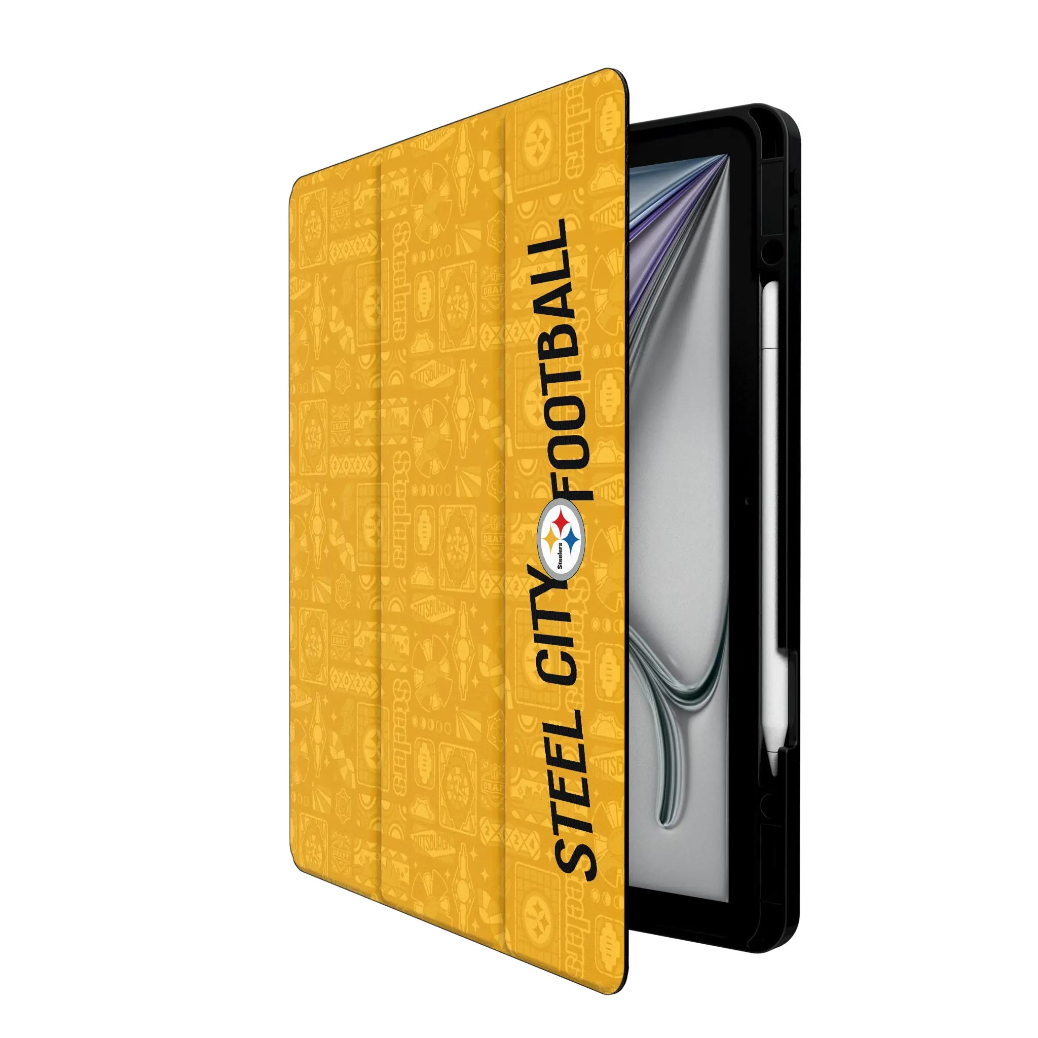 Pittsburgh Steelers 2024 Illustrated Limited Edition Tablet Case for Apple iPad