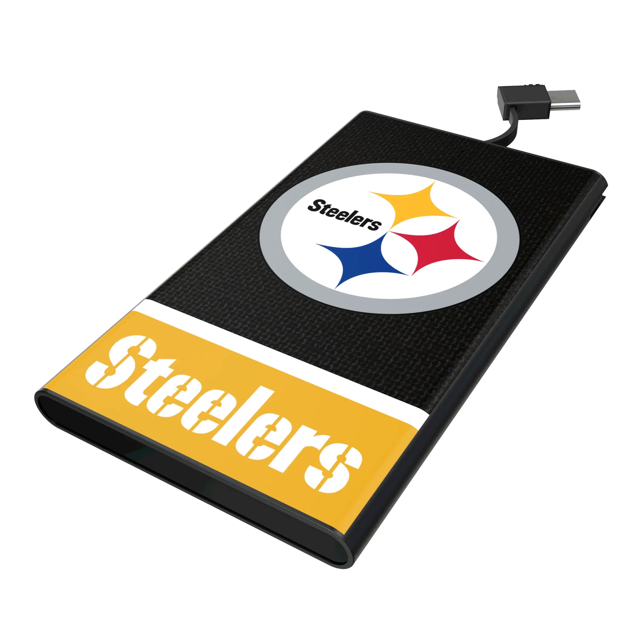 Pittsburgh Steelers Endzone Solid 5000mAh Flat Powerbank