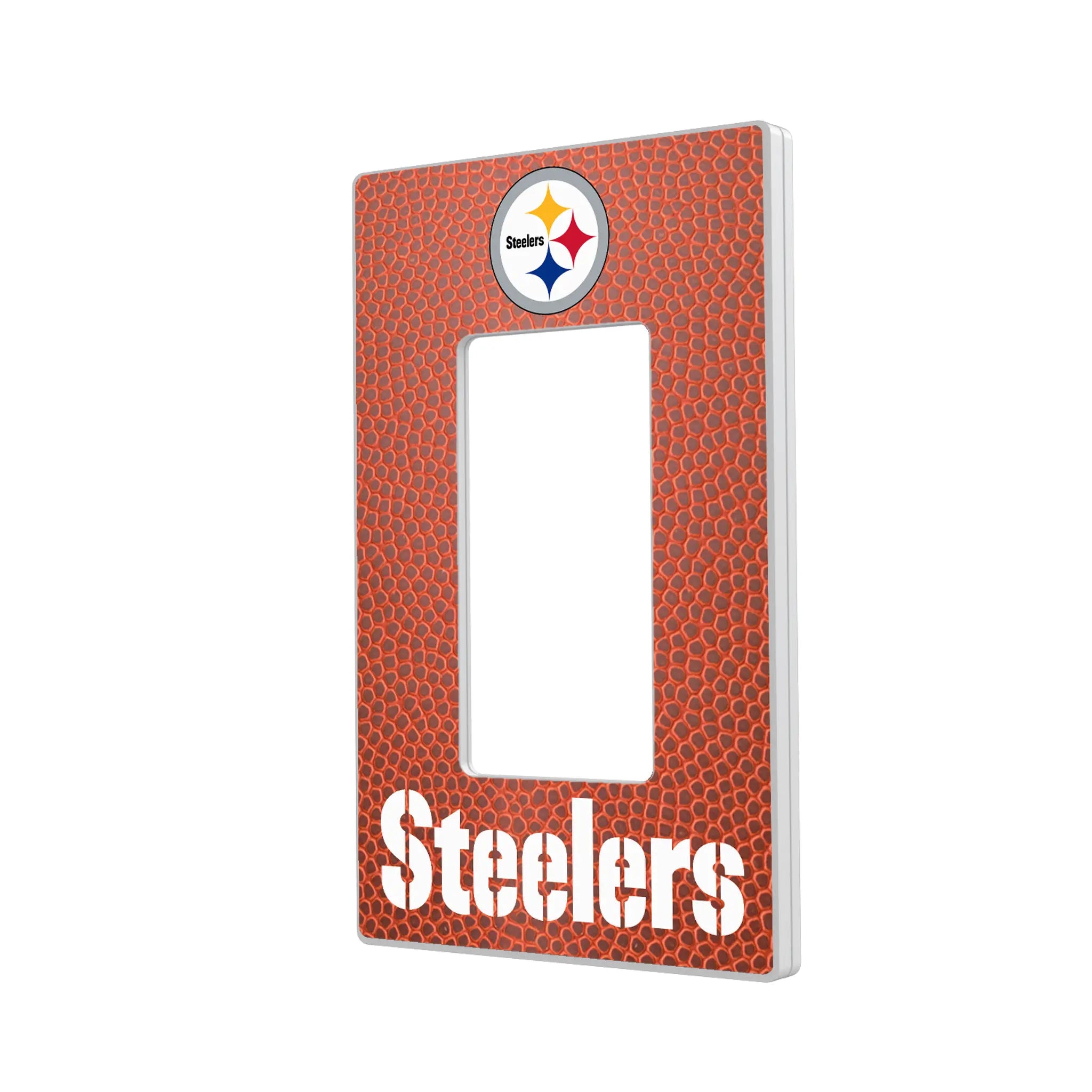 Pittsburgh Steelers Football Hidden-Screw Light Switch Plate