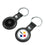 Pittsburgh Steelers Insignia Black Airtag Holder 2-Pack