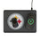 Pittsburgh Steelers Linen 15-Watt Wireless Charger and Mouse Pad