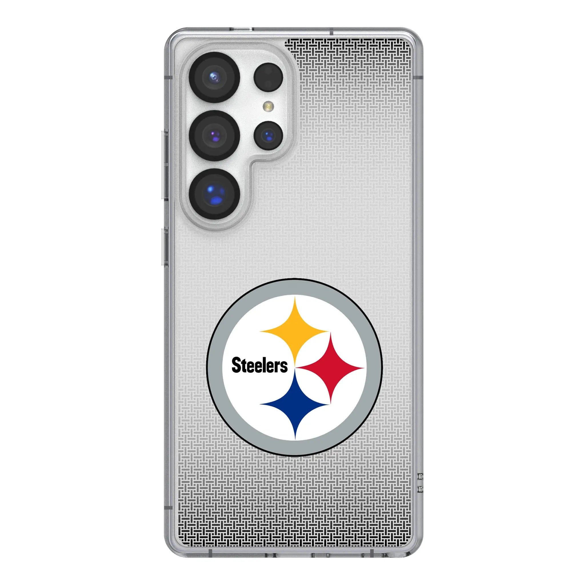 Pittsburgh Steelers Linen Clear Phone Case for Samsung Galaxy