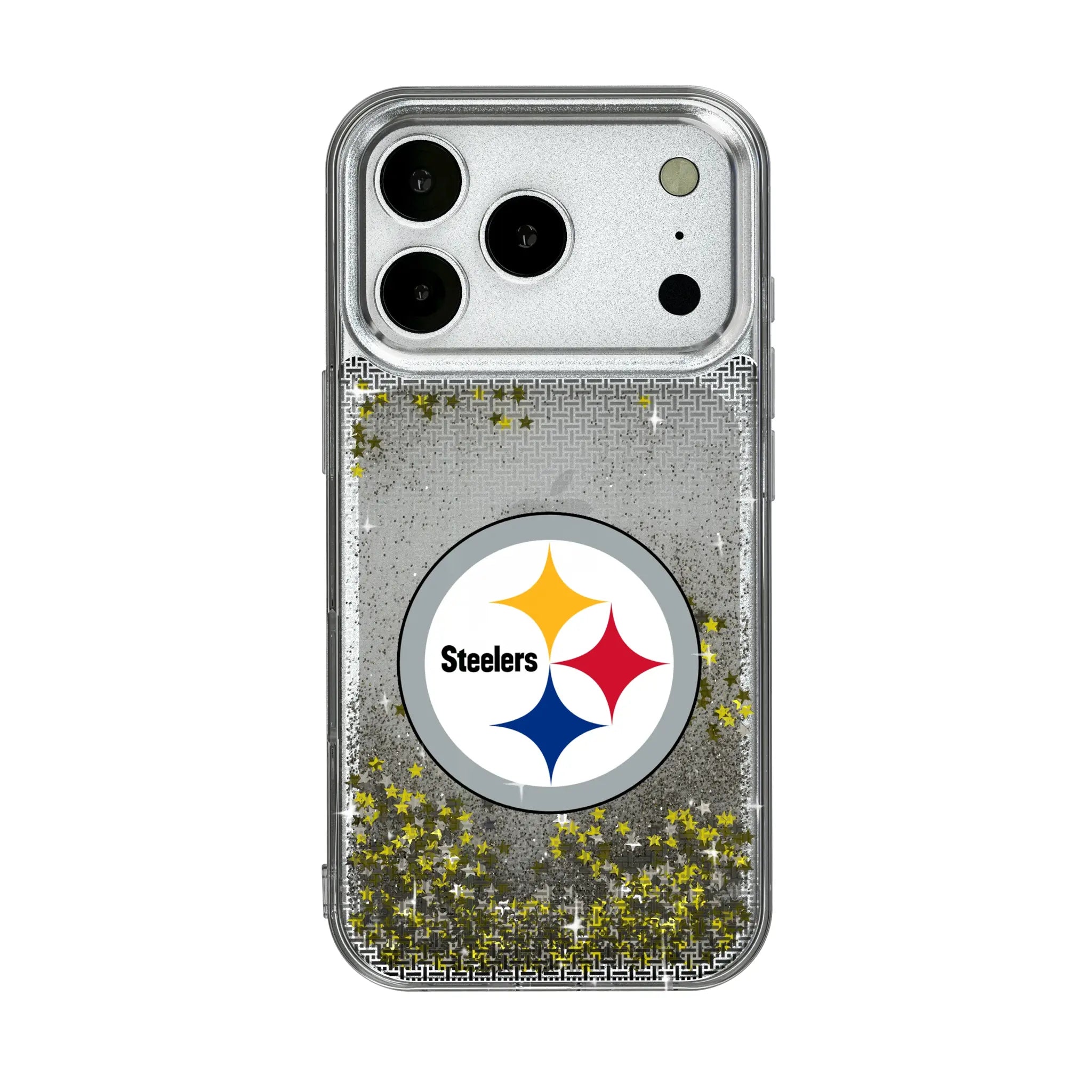 Pittsburgh Steelers Linen Glitter Phone Case
