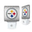 Pittsburgh Steelers Linen Night Light 2-Pack
