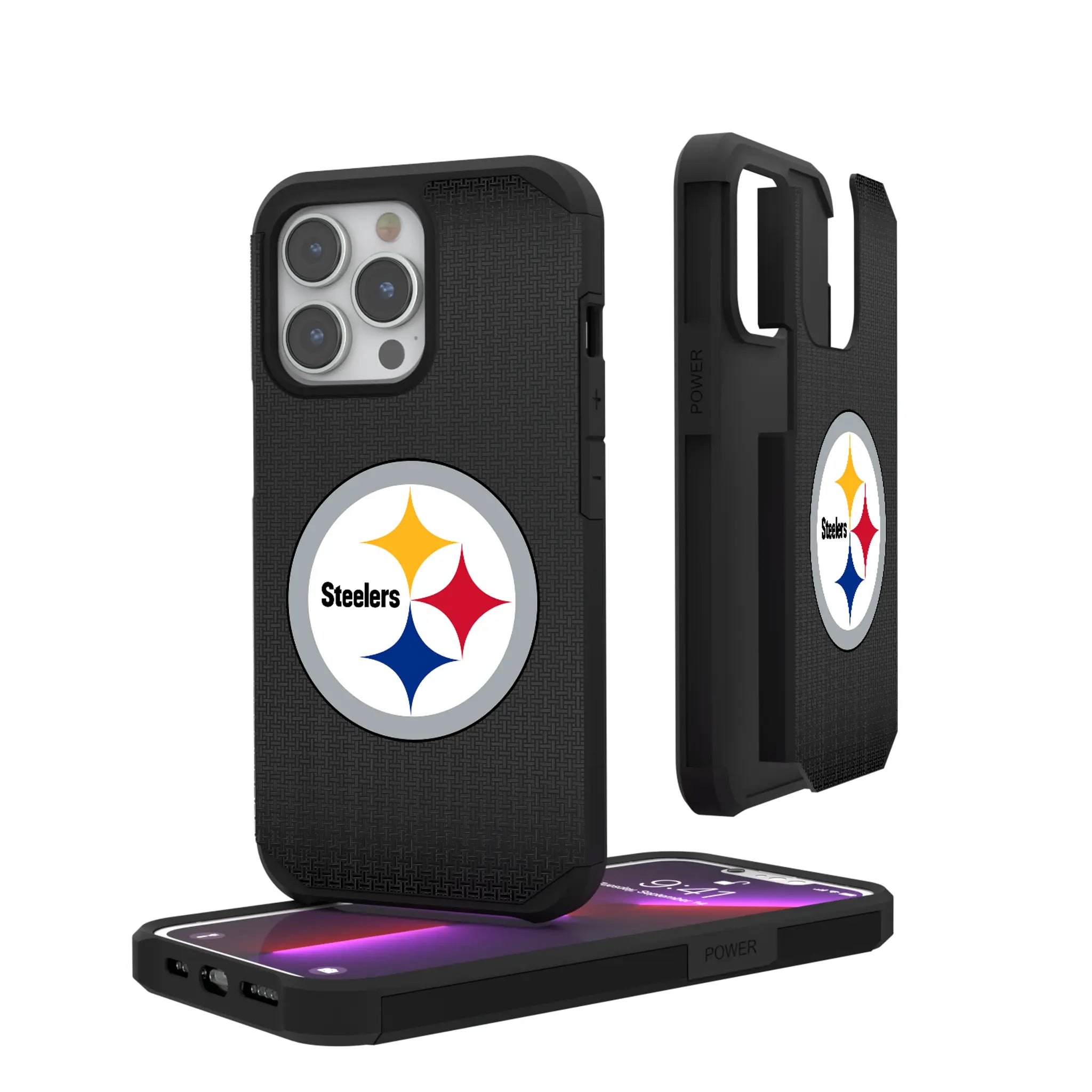 Pittsburgh Steelers Linen Rugged Phone Case