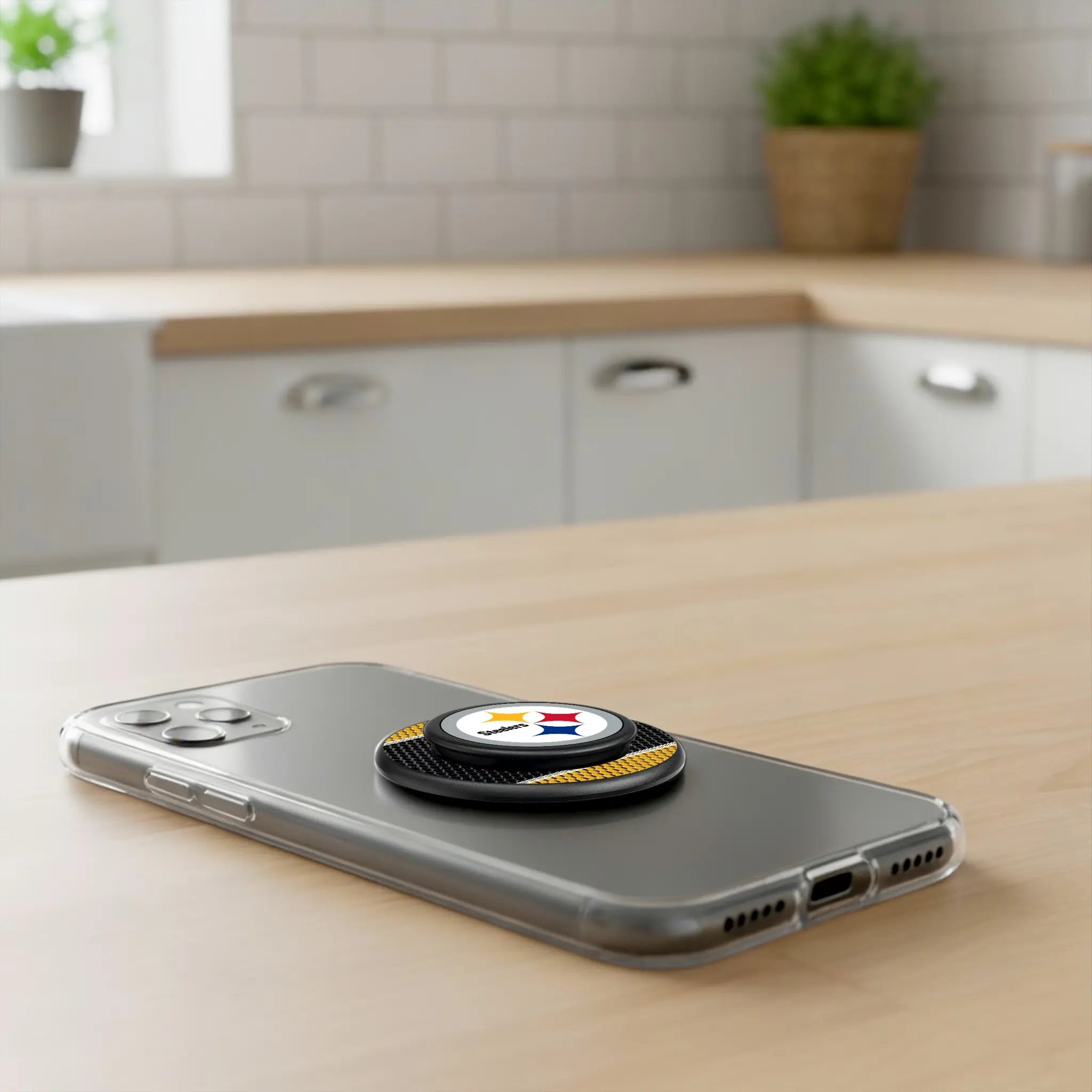 Pittsburgh Steelers Mesh PopSockets Magnetic Phone Grip and Stand