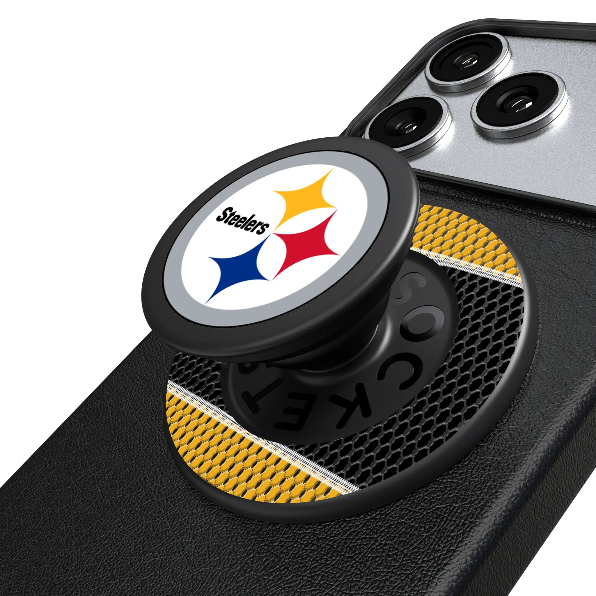 Pittsburgh Steelers Mesh PopSockets Magnetic Phone Grip and Stand