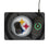 Pittsburgh Steelers Monocolor Tilt 15-Watt Wireless Charger and Mouse Pad