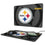 Pittsburgh Steelers Monocolor Tilt 15-Watt Wireless Charger and Mouse Pad