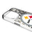 Pittsburgh Steelers Paisley Clear Phone Case for Apple iPhone