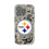 Pittsburgh Steelers Paisley Clear Phone Case for Apple iPhone