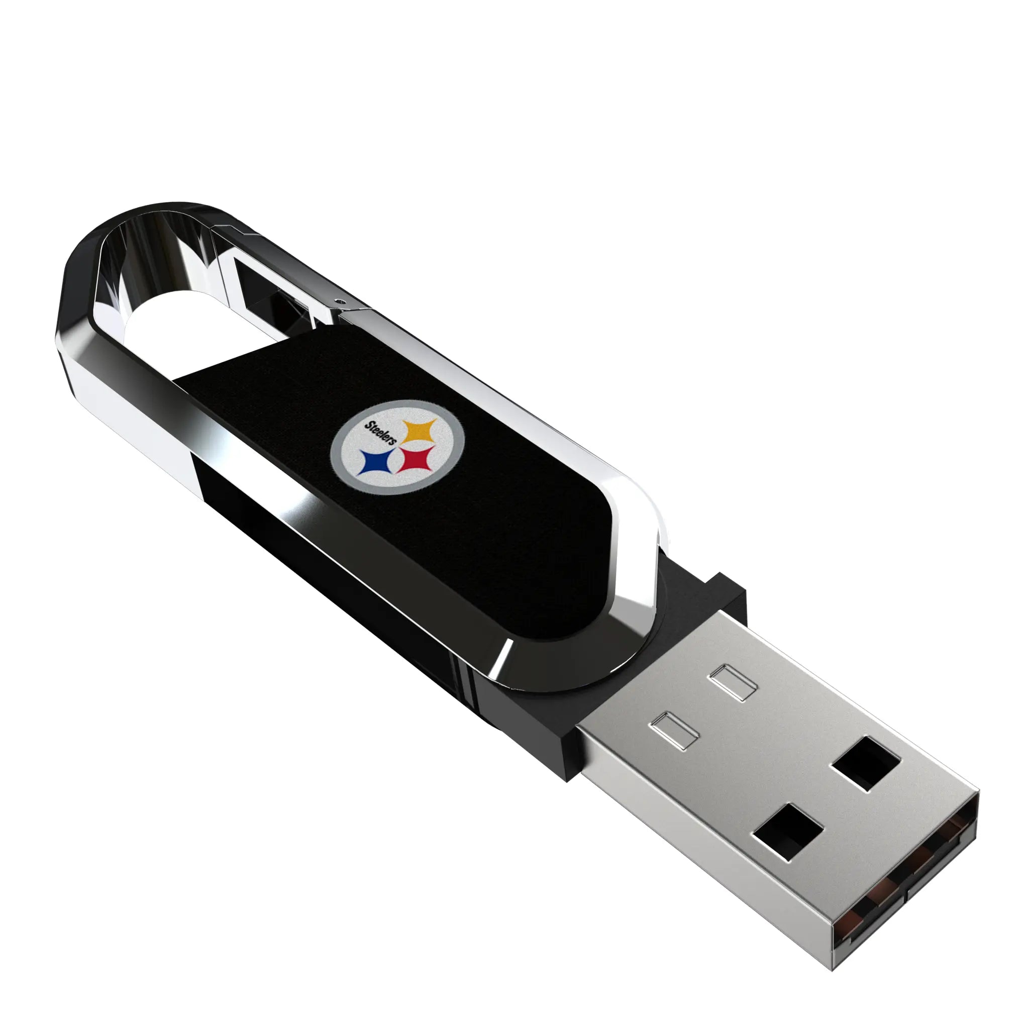 Pittsburgh Steelers Solid USB 32GB Clip Style Flash Drive