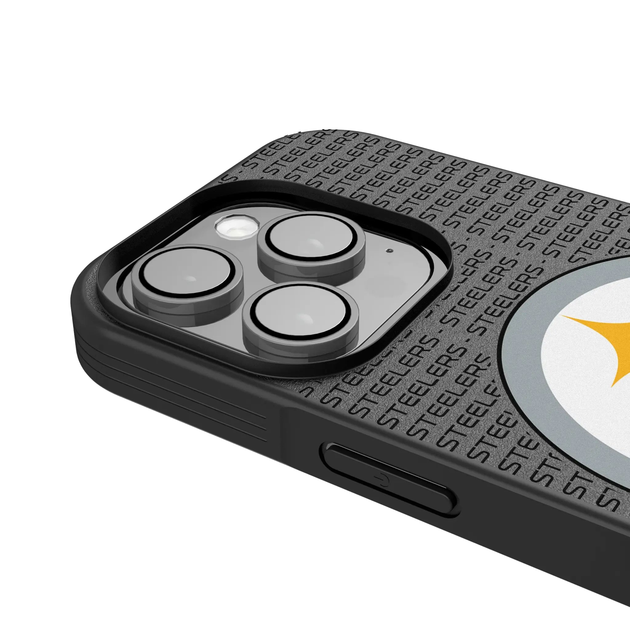 Pittsburgh Steelers Text Backdrop Bump Phone Case