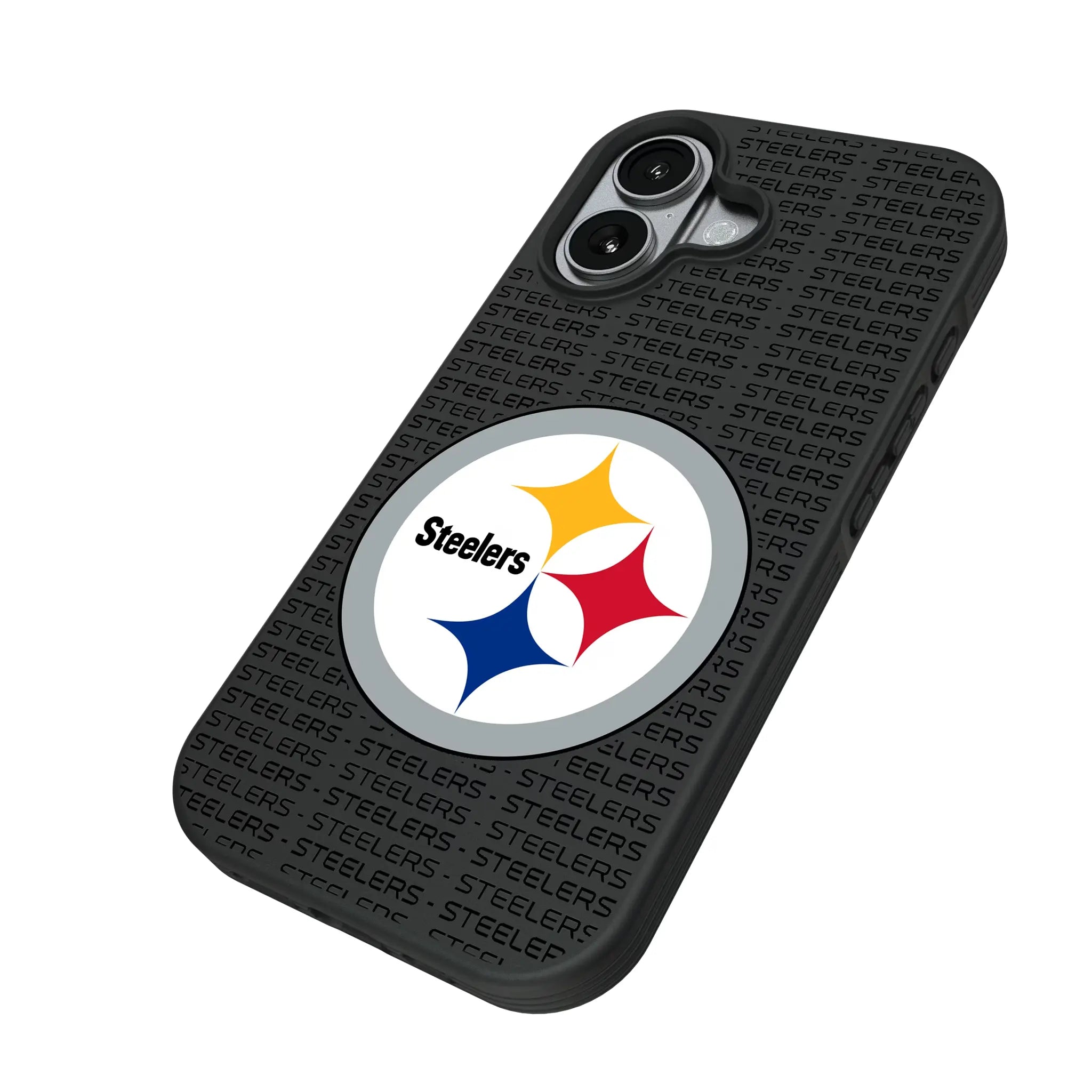 Pittsburgh Steelers Text Backdrop Bump Phone Case