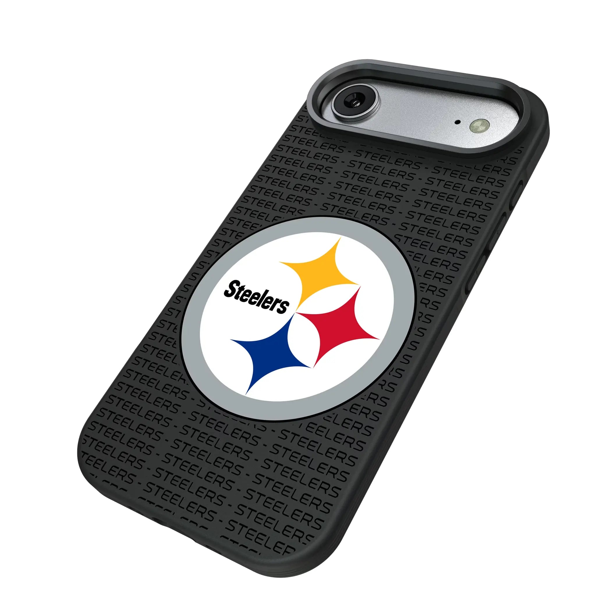 Pittsburgh Steelers Text Backdrop Bump Phone Case