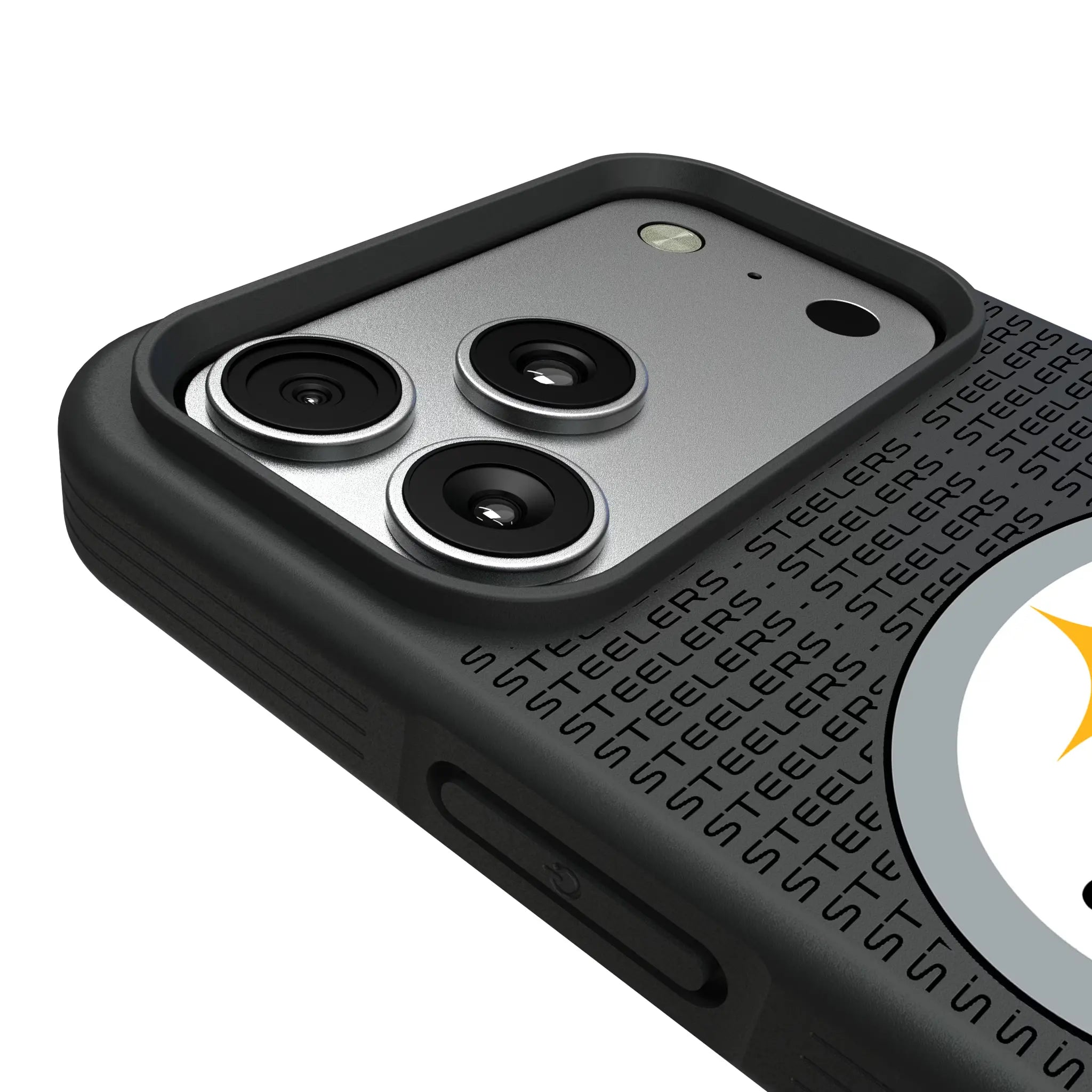 Pittsburgh Steelers Text Backdrop Bump Phone Case