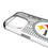 Pittsburgh Steelers Text Backdrop Clear Phone Case for Apple iPhone