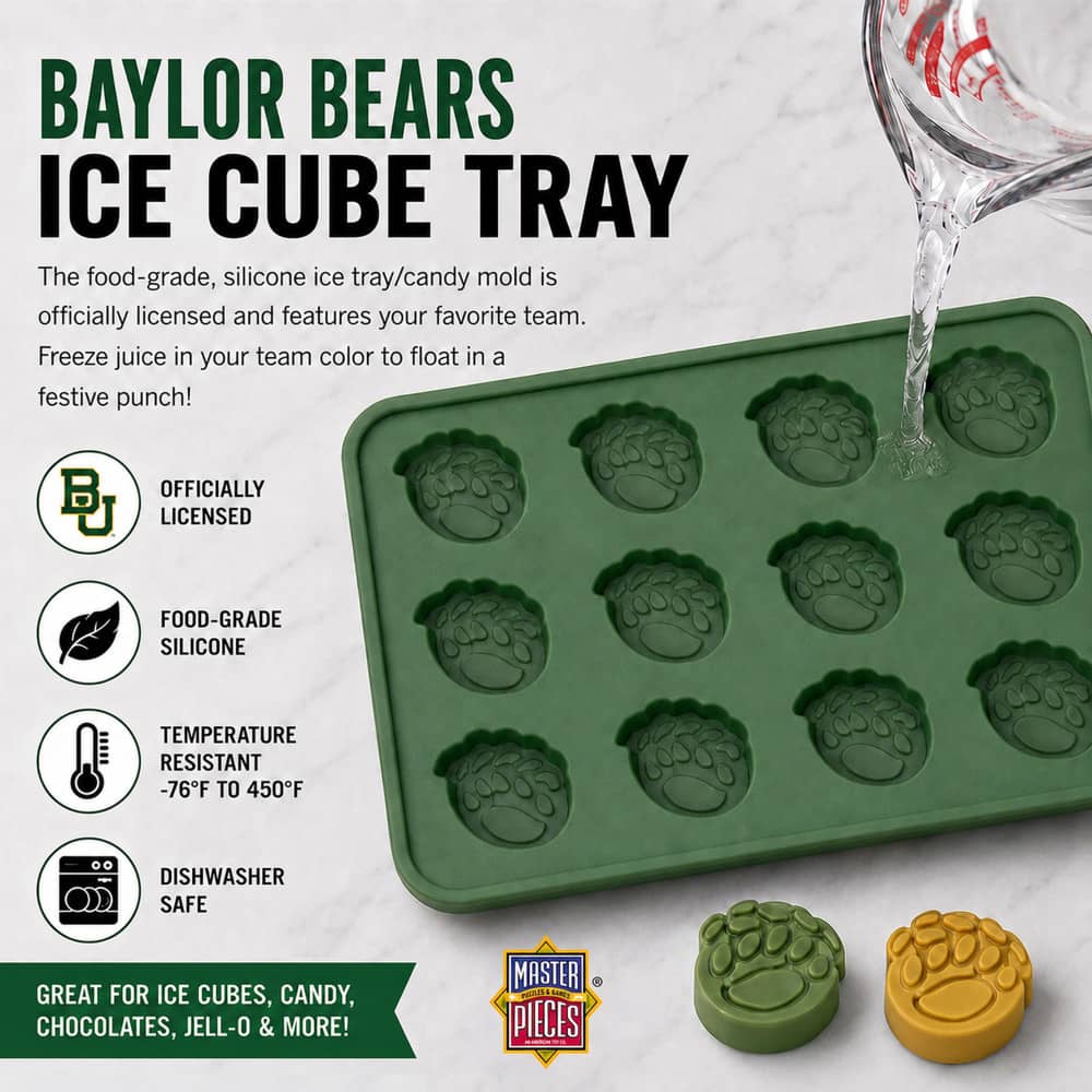 Baylor Bears Silicone Ice Cube Tray