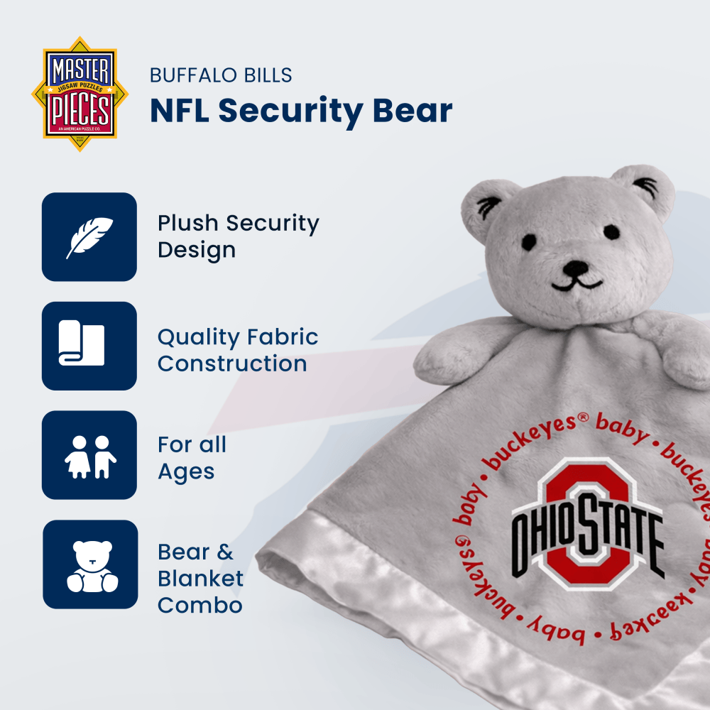 Ohio State Buckeyes Security Bear - Gray - Sports Gifts, Sports Memorabilia, Sports Collectibles, Fan Shop