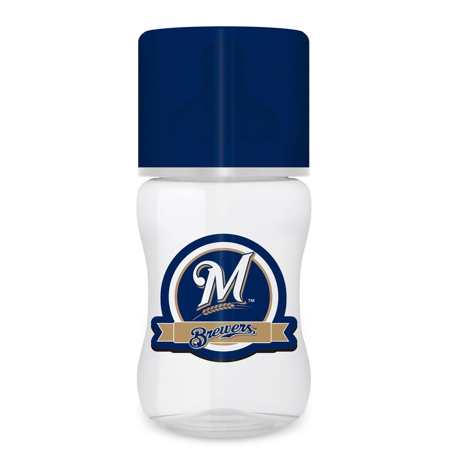 Milwaukee Brewers 9oz Baby Bottle - Sports Gifts, Sports Memorabilia, Sports Collectibles, Fan Shop